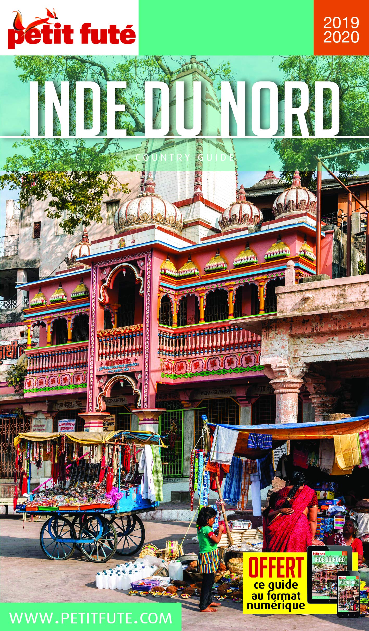 Guide Inde du Nord 2019-2020 Petit Futé 9782305016375