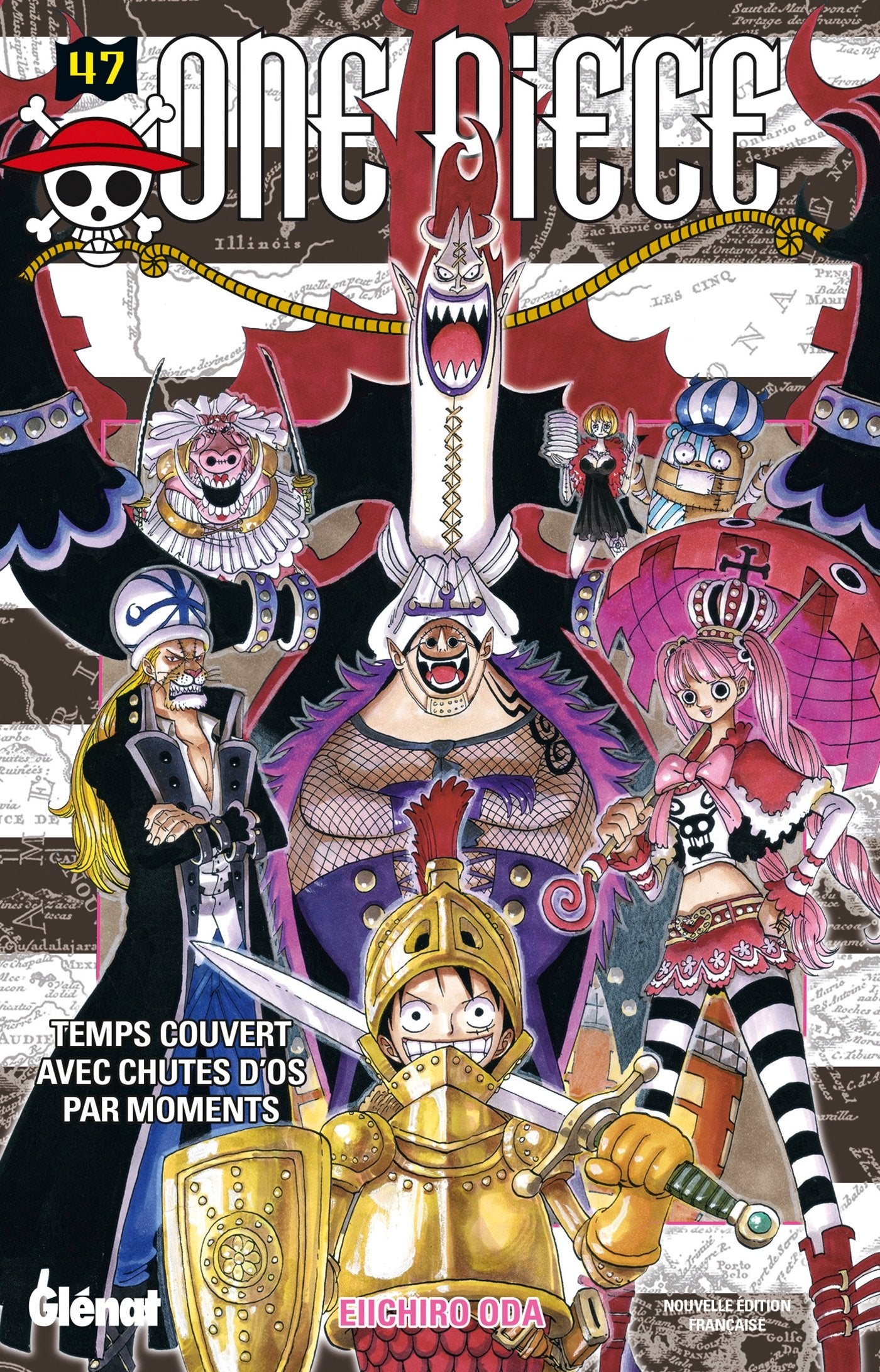 One Piece - Édition originale - Tome 47: Temps couvert avec chutes d'os par moments 9782344001912