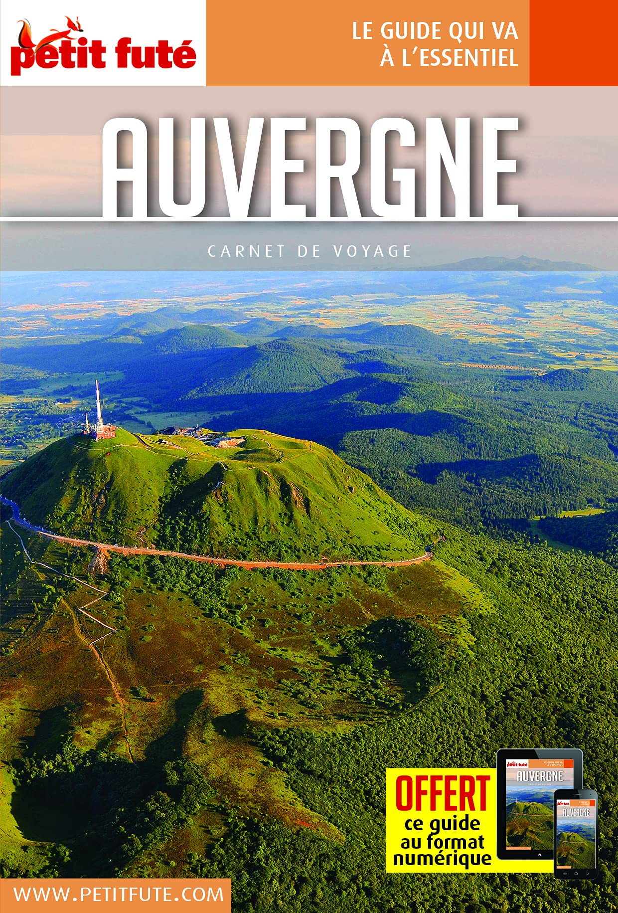 Guide Auvergne 2021 Carnet Petit Futé 9782305058498