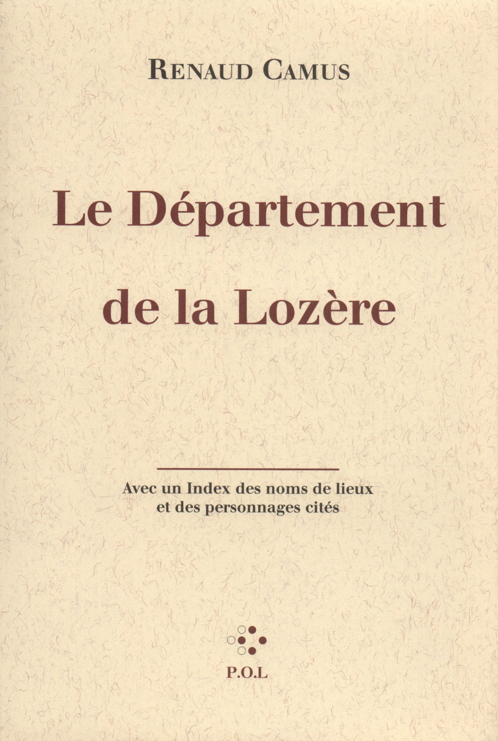 Le Département de la Lozère 9782867445118