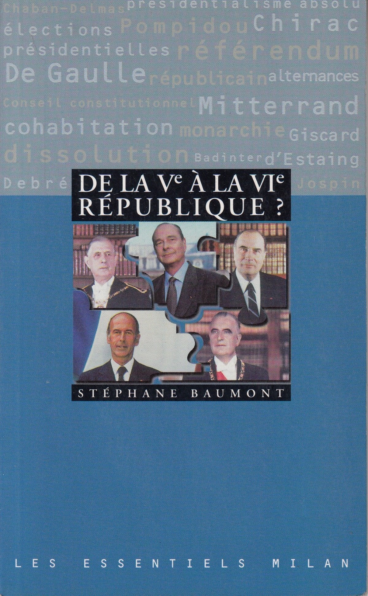 De la Ve à la VIe République ? 9782841136759