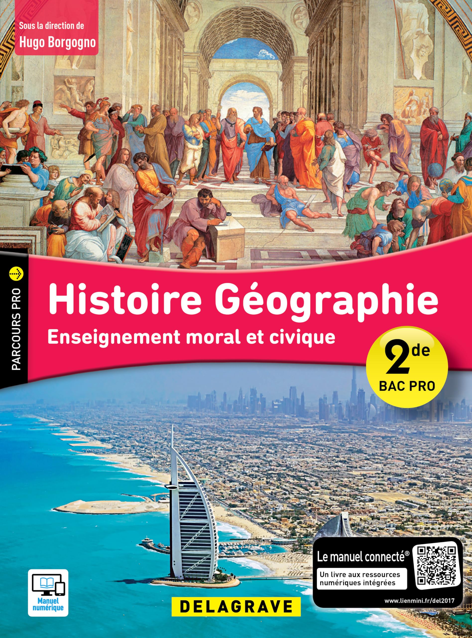 Histoire Géographie Enseignement moral et civique (EMC) 2de Bac Pro (2017) - Pochette élève 9782206400563