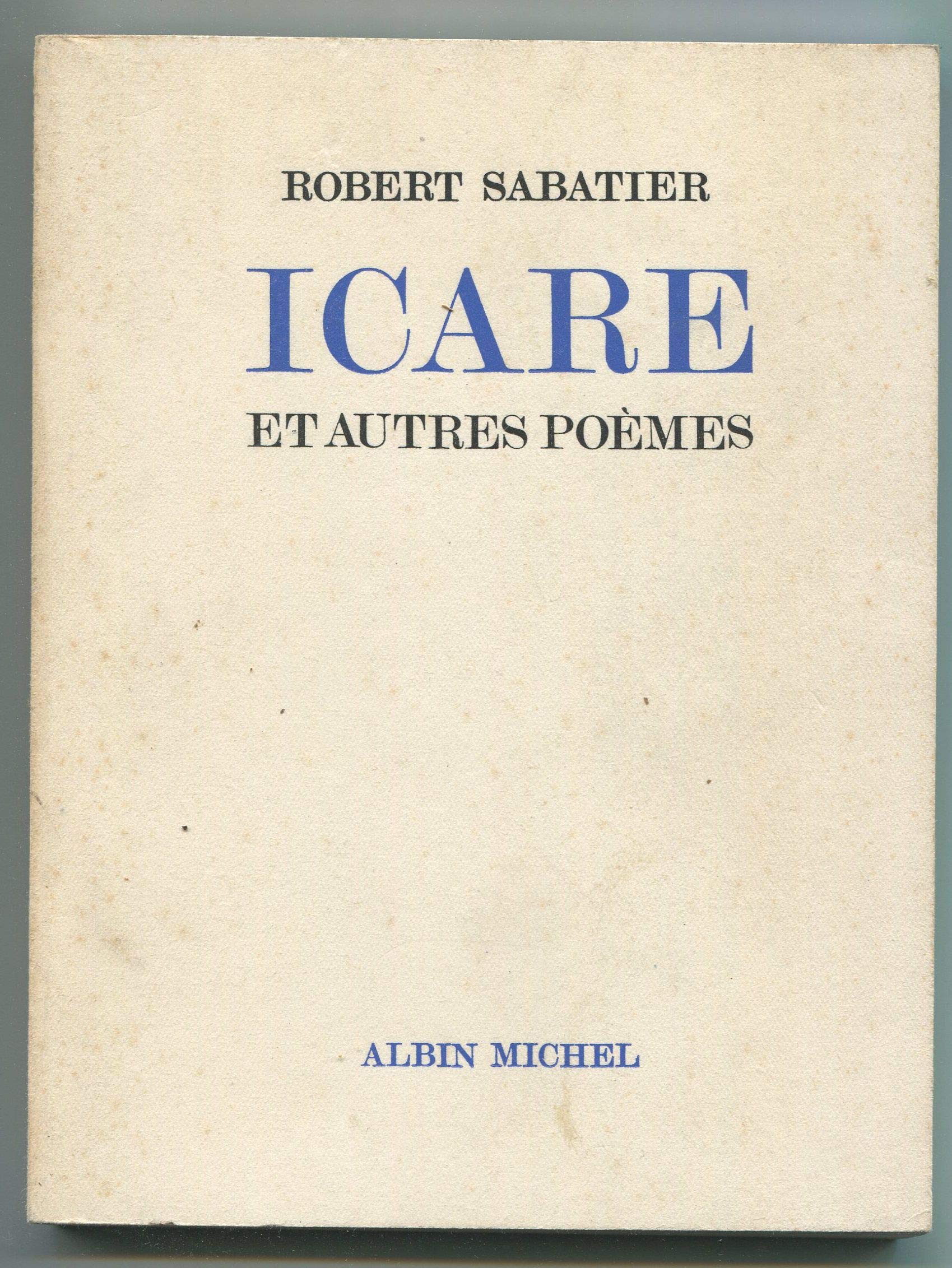 Icare et autres poèmes 9782226003751