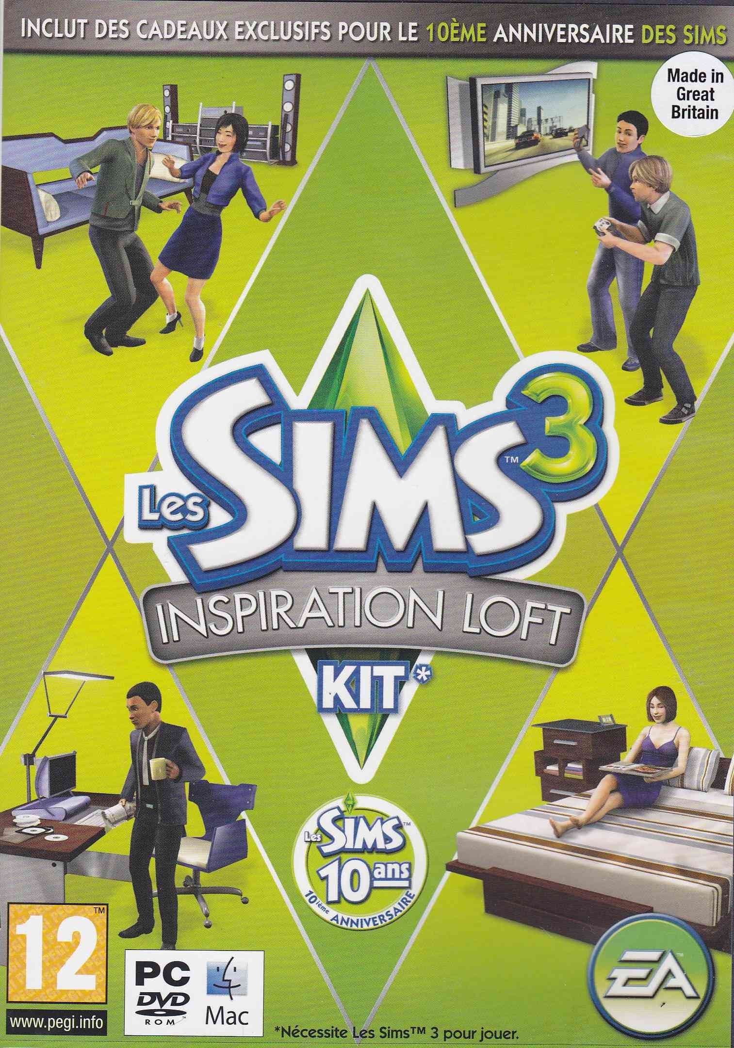 Les sims 3 : Kit Inspiration Loft 5030931082818