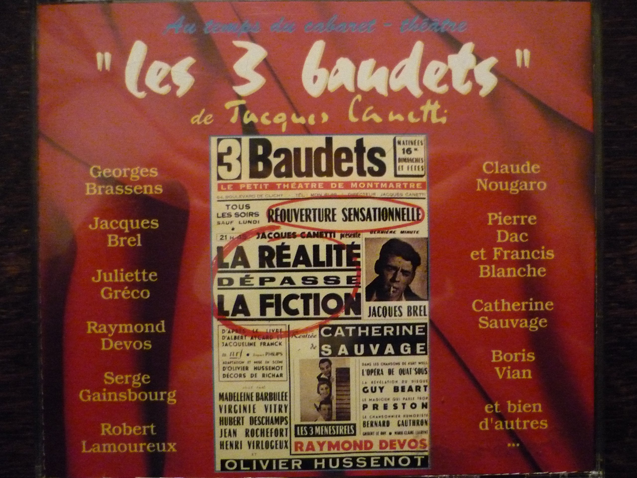 Au Temps du Cabaret Theatre-les 3 Baudets de J Canetti 0731452180223