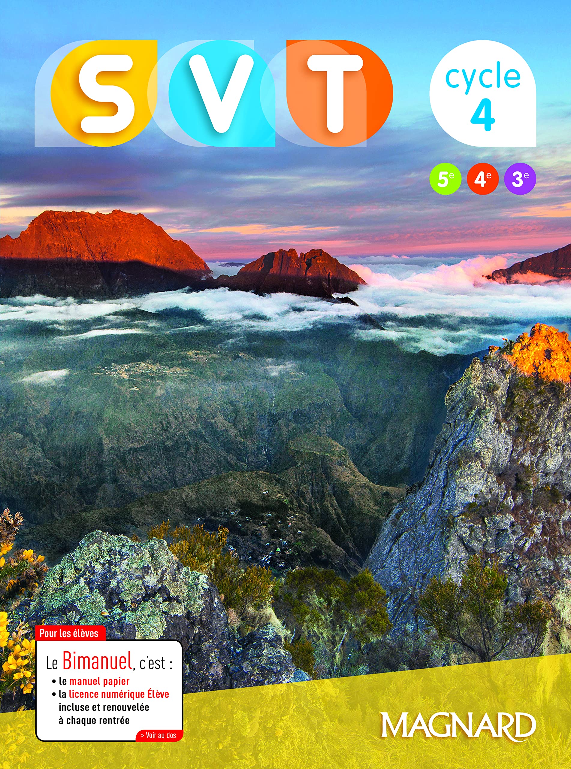 Sciences de la Vie et de la Terre (SVT) 5ème, 4ème, 3ème Cycle 4, Bimanuel 9782210107762