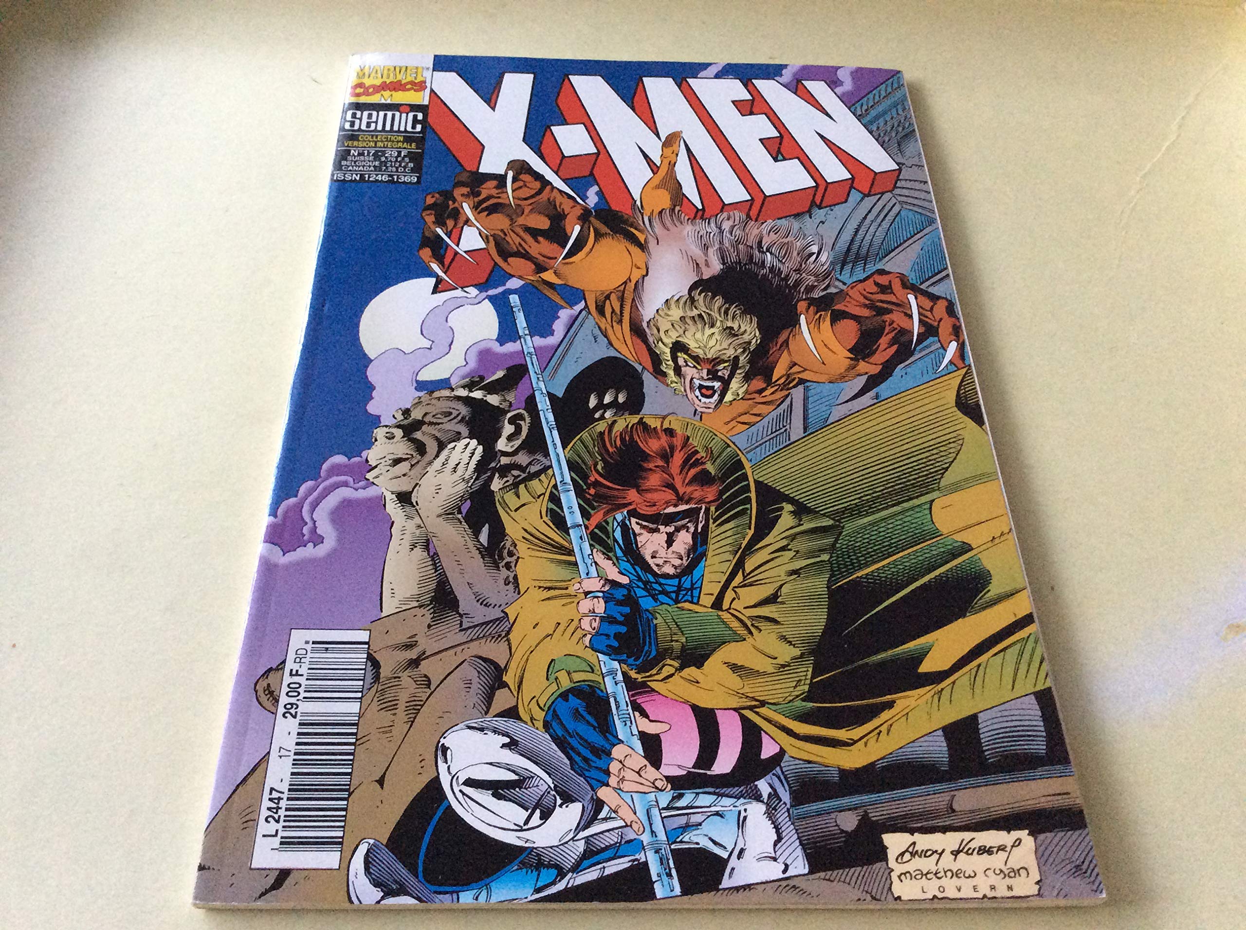 X-MEN 17 Semic (collection version intégrale)