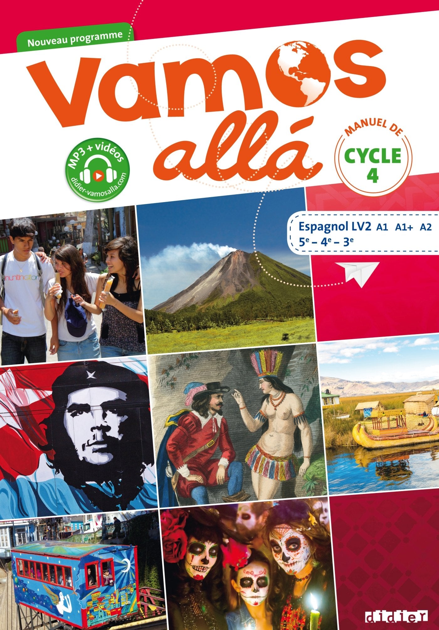 Vamos allá - Cycle 4 (5e, 4e, 3e) - Espagnol LV2 (A1, A1+, A2) - Manuel de l'élève 9782278088980