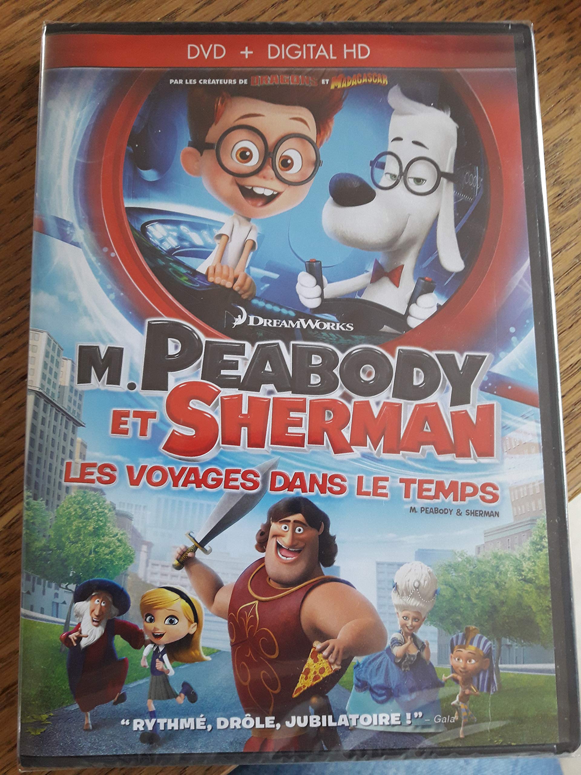 m.peabody et sherman les voyages dans le temps 3344428063078