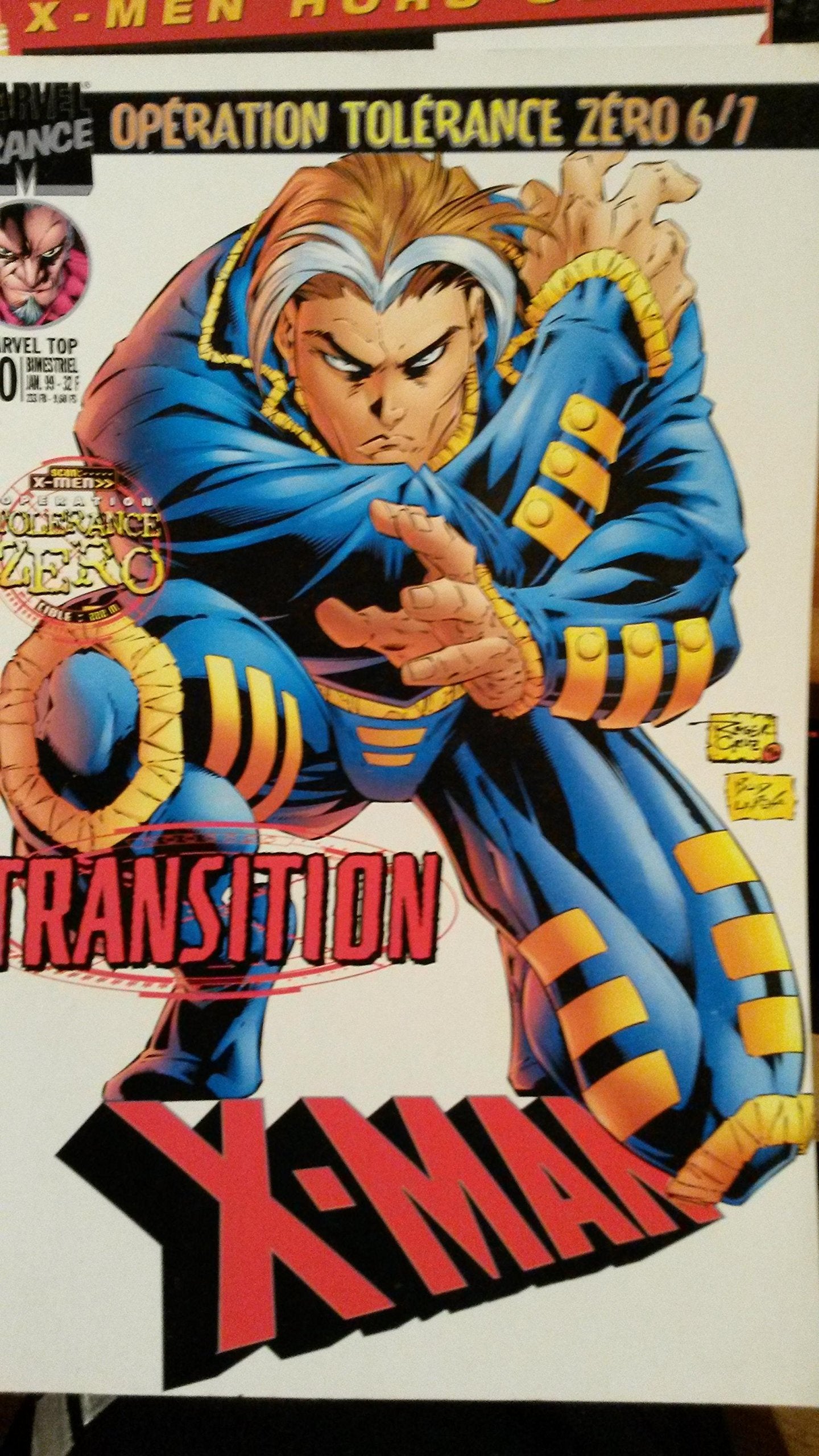 MARVEL TOP N° 10, transition x man