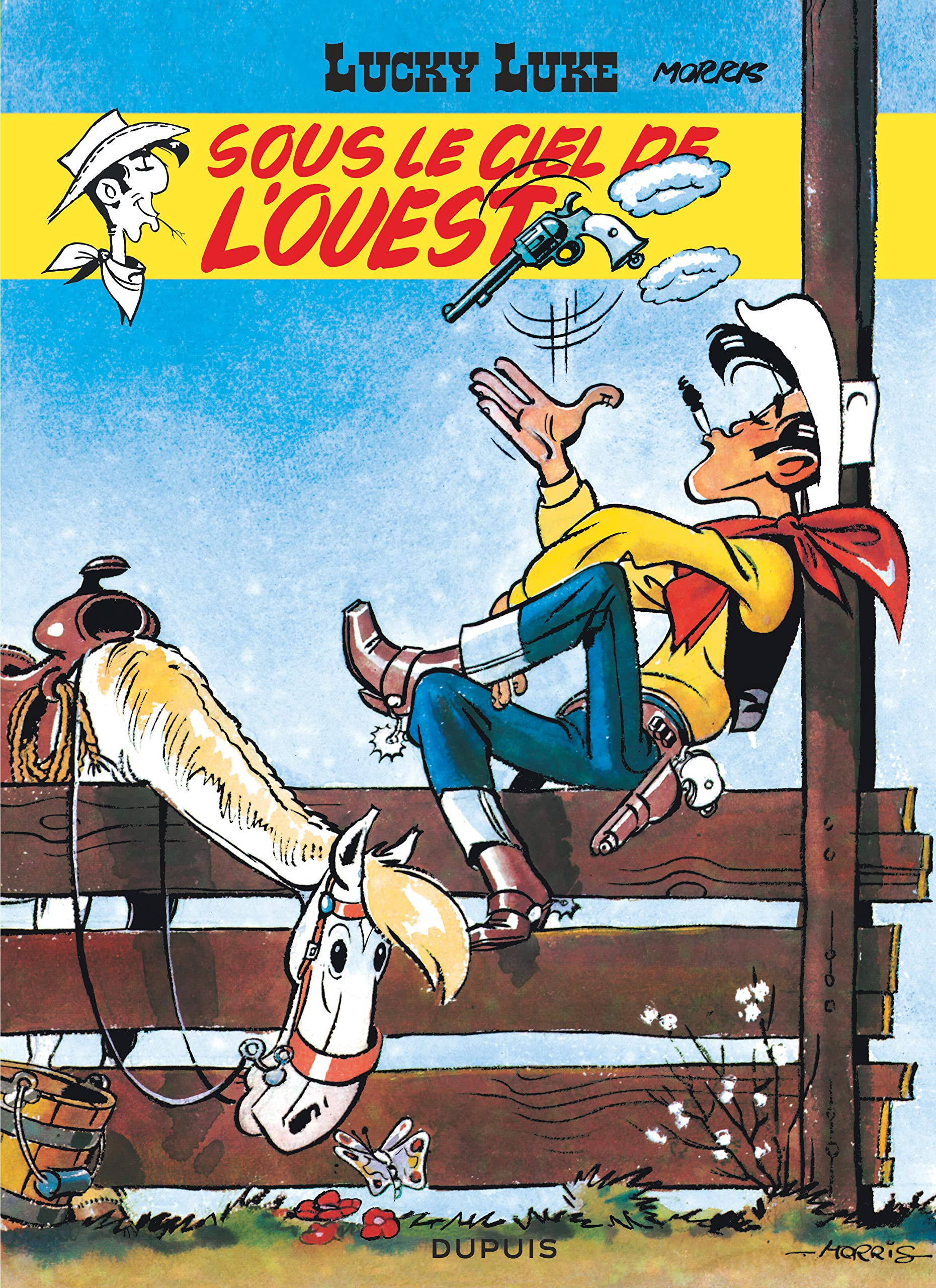 Lucky Luke, tome 4 : Sous le ciel de l'Ouest 9782800114446