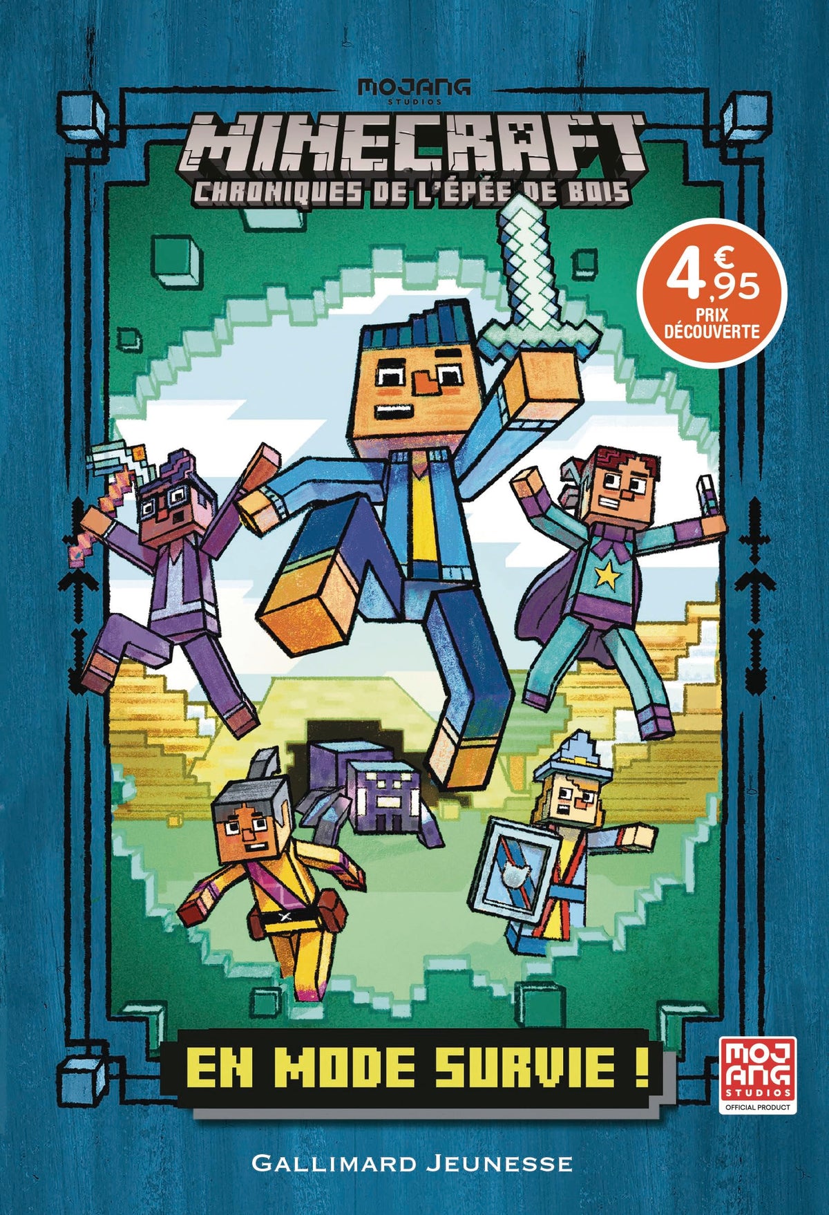 Romans Minecraft - En mode survie !: Chroniques de l'Épée de bois-Prix découverte (1) 9782075224246