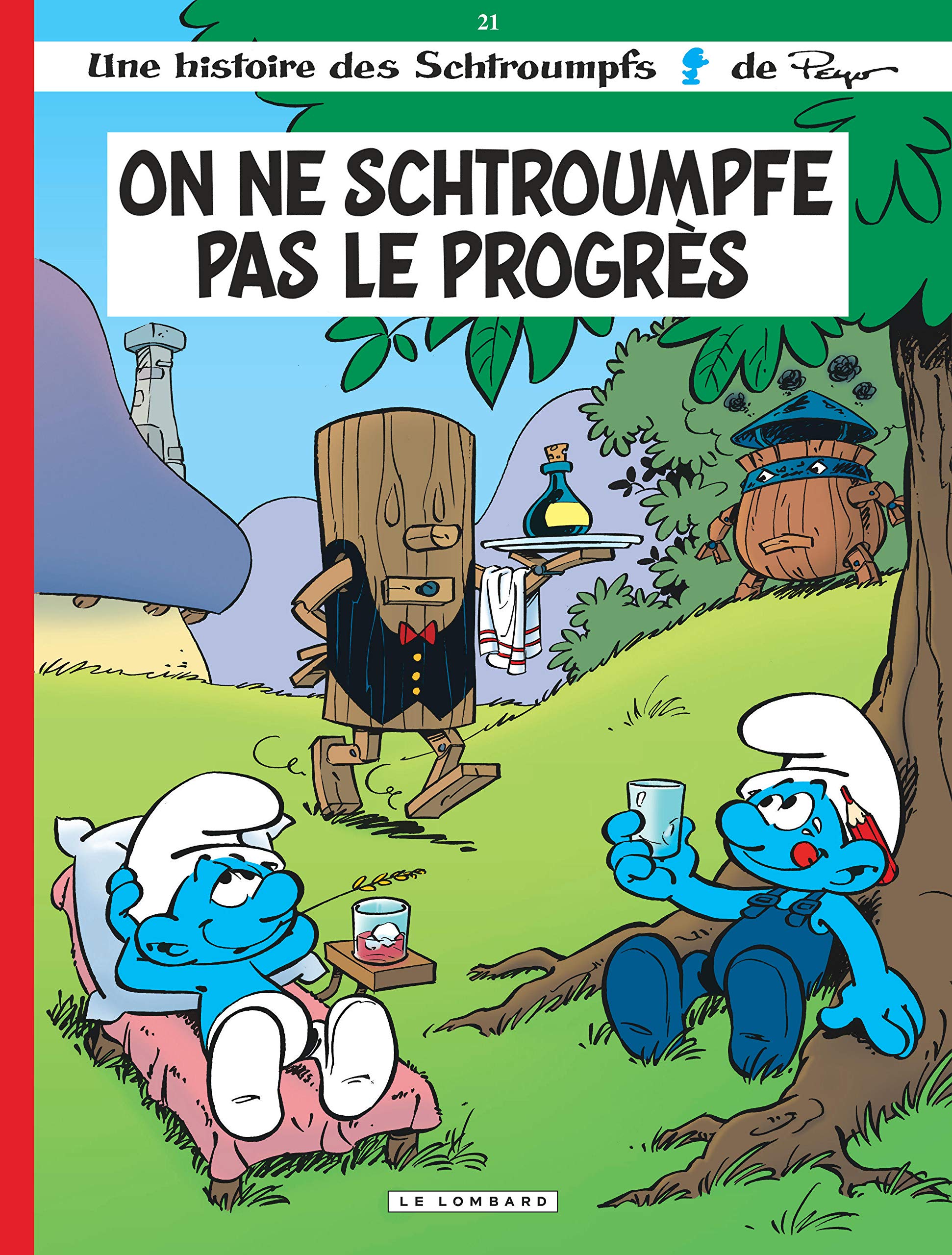 Les Schtroumpfs Lombard - Tome 21 - On ne schtroumpfe pas le progrès 9782803625826