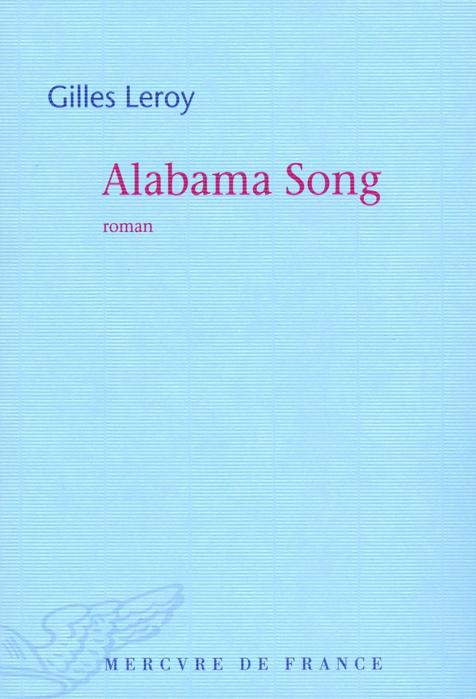 Alabama Song 9782715226456
