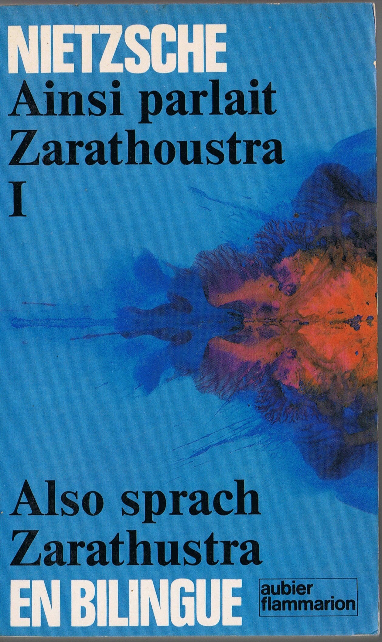 En bilingue : Ainsi parlait Zarathoustra - tome 1 / Also sprach Zarathustra - tome 1
