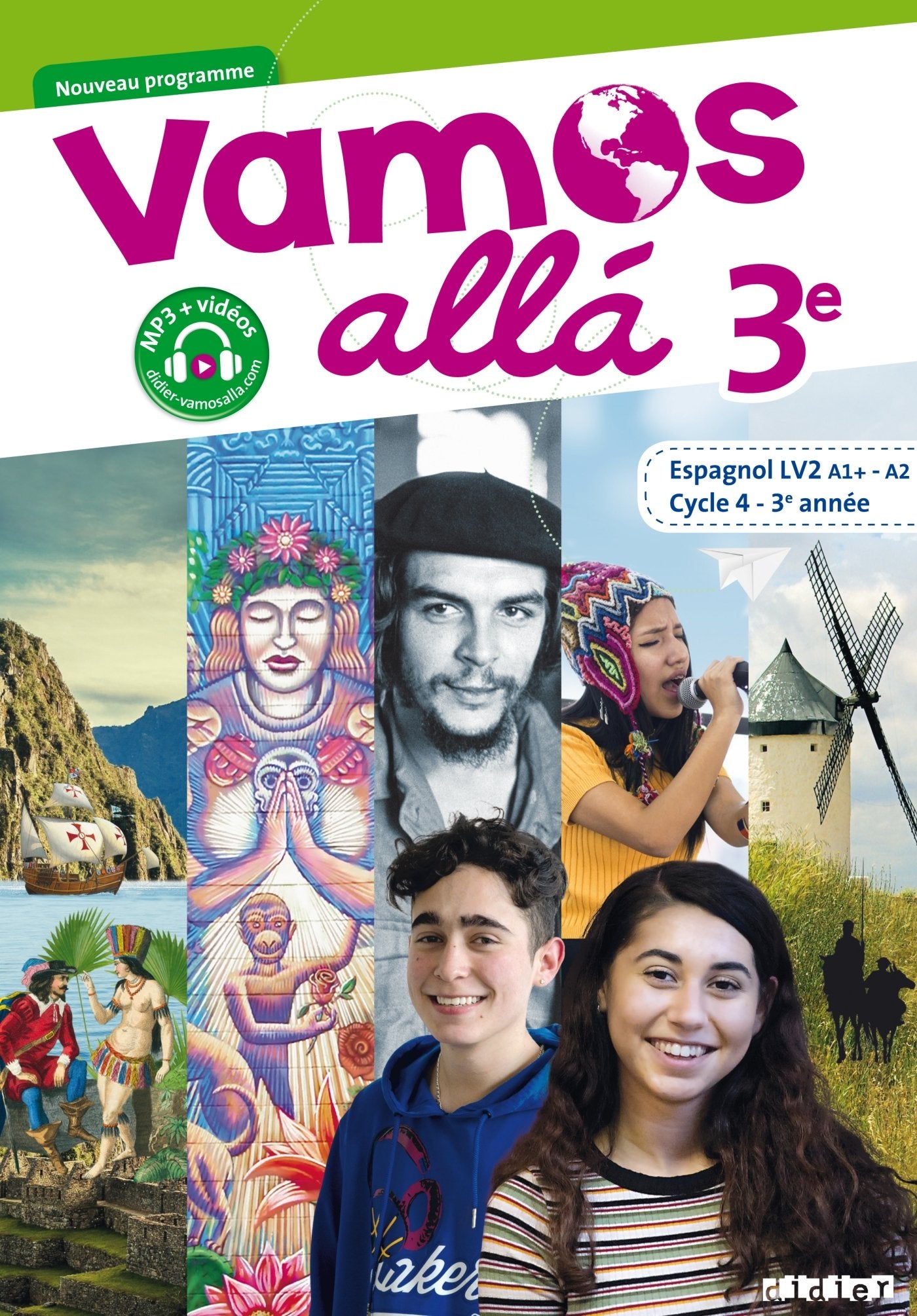 Vamos allá 3e - Cycle 4, 3eme année - Espagnol LV2 (A1, A2) - Manuel de l'élève 9782278087938