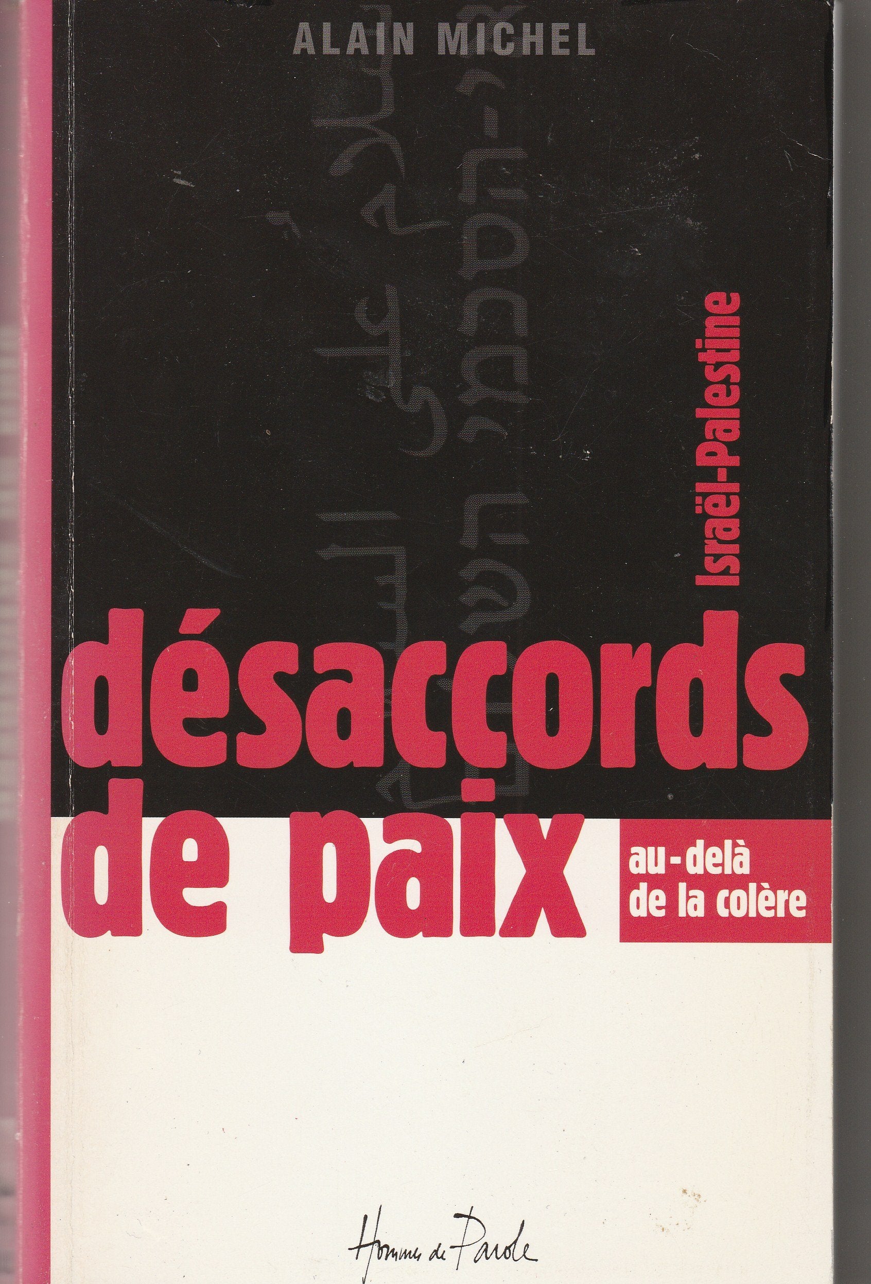Désaccords de paix 9782951701106