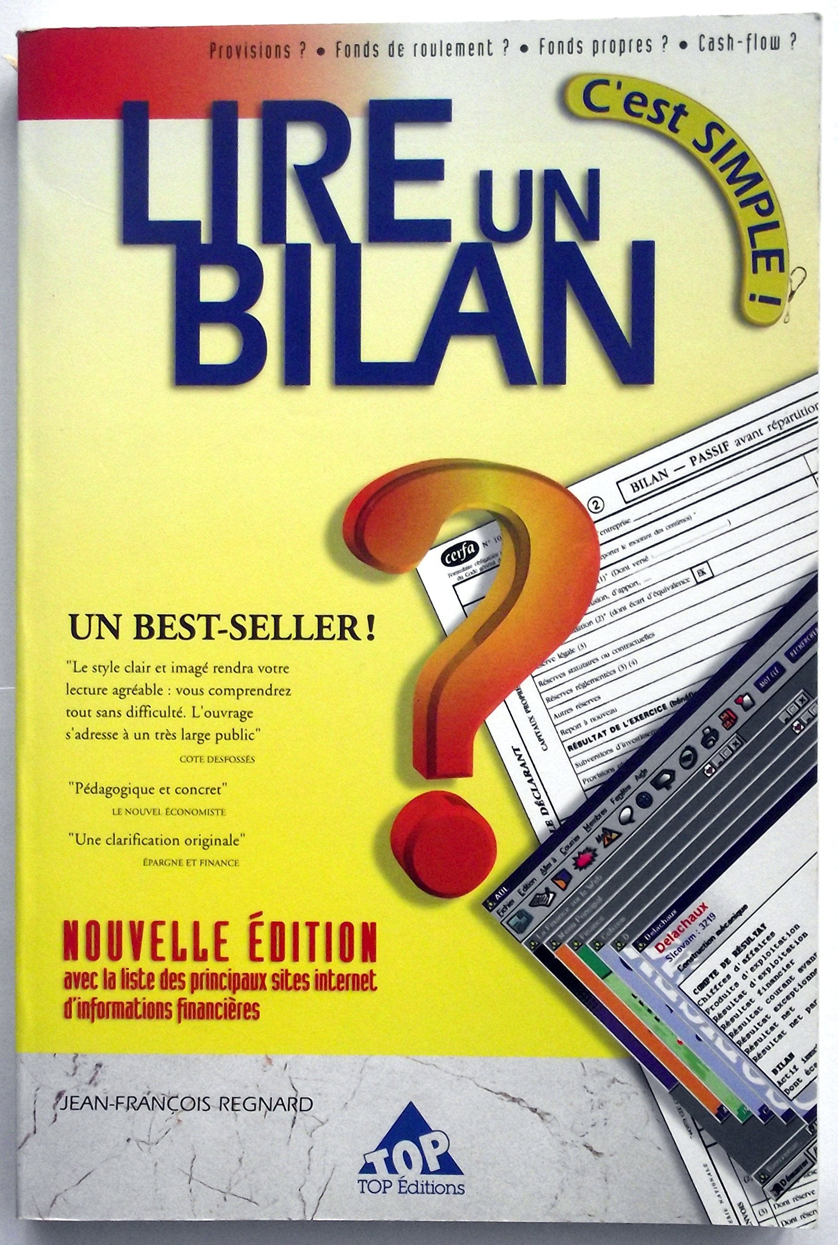Lire Un Bilan, C'Est Simple ! 9782877311465
