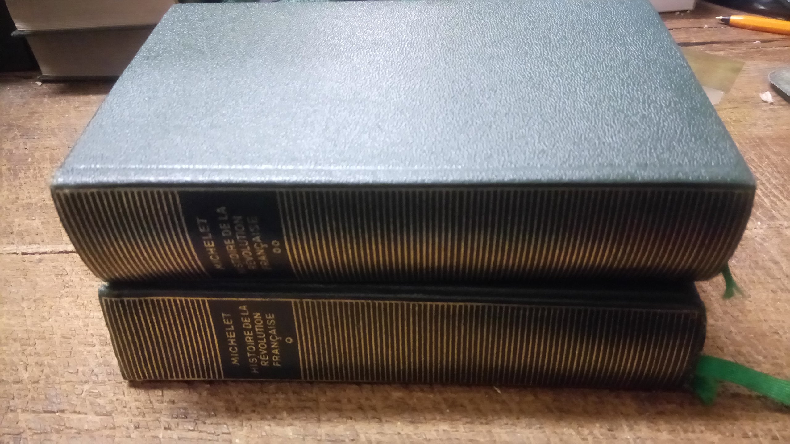 Histoire de la révolution française complet en 2 tomes - Michelet - Bibliothèque de la Pléiade - nrf - 1952 -