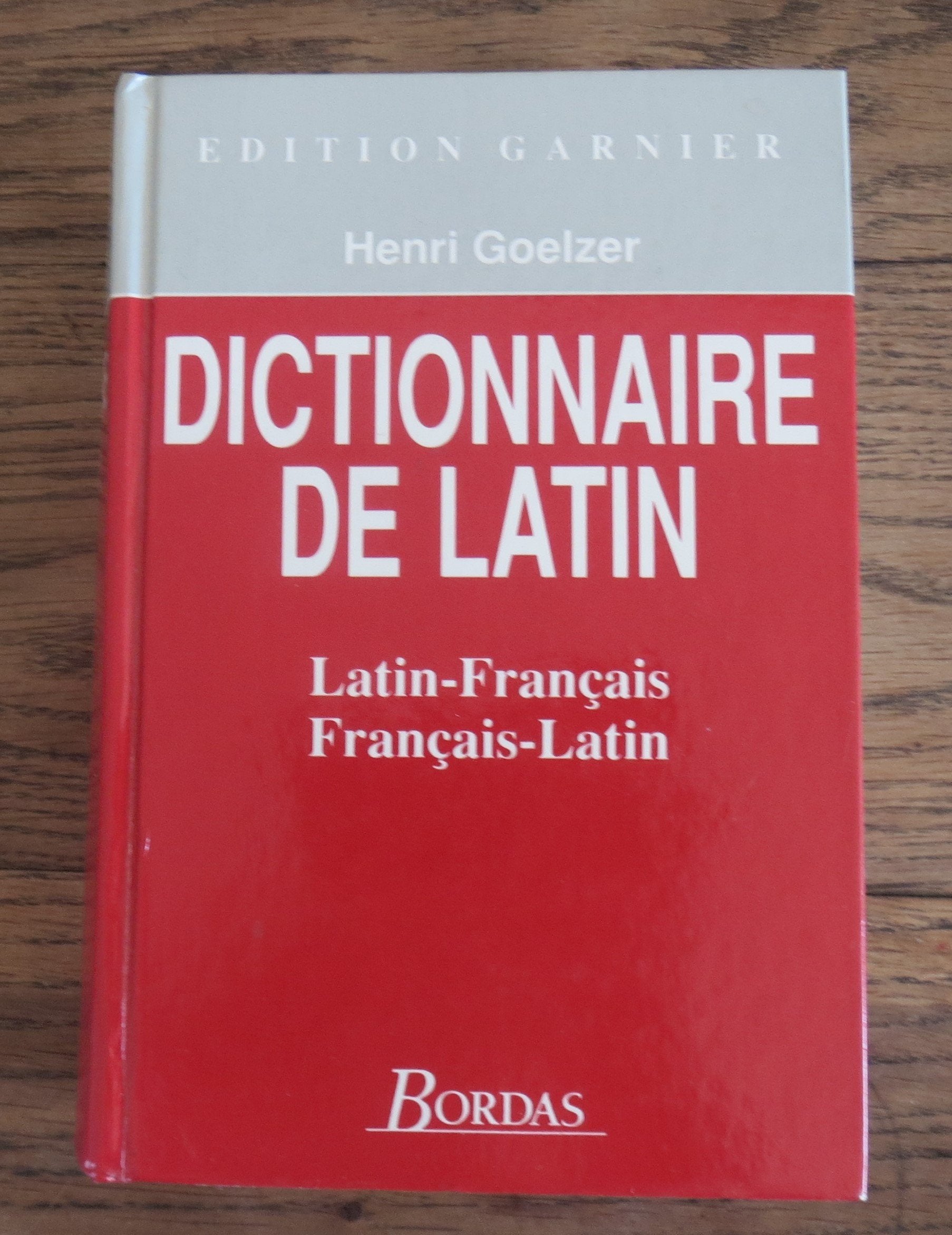 Dictionnaire français/latin - latin/français 9782040182250