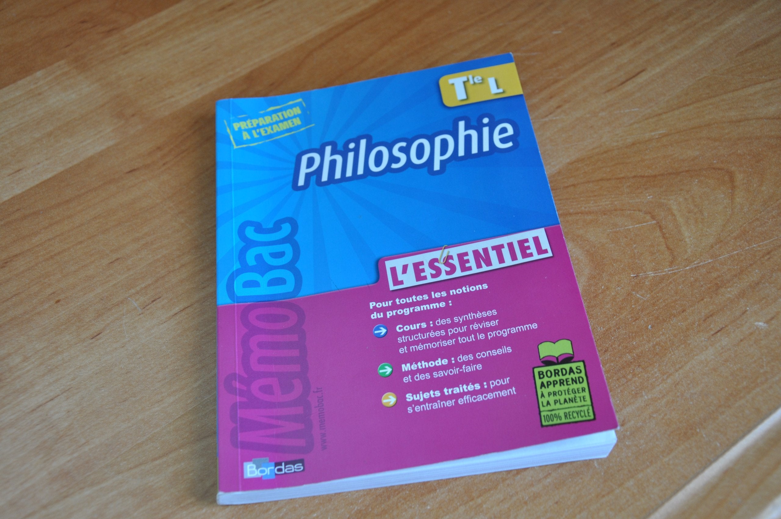 MEMOBAC ESSENTIEL PHIL TERM L 9782047309759