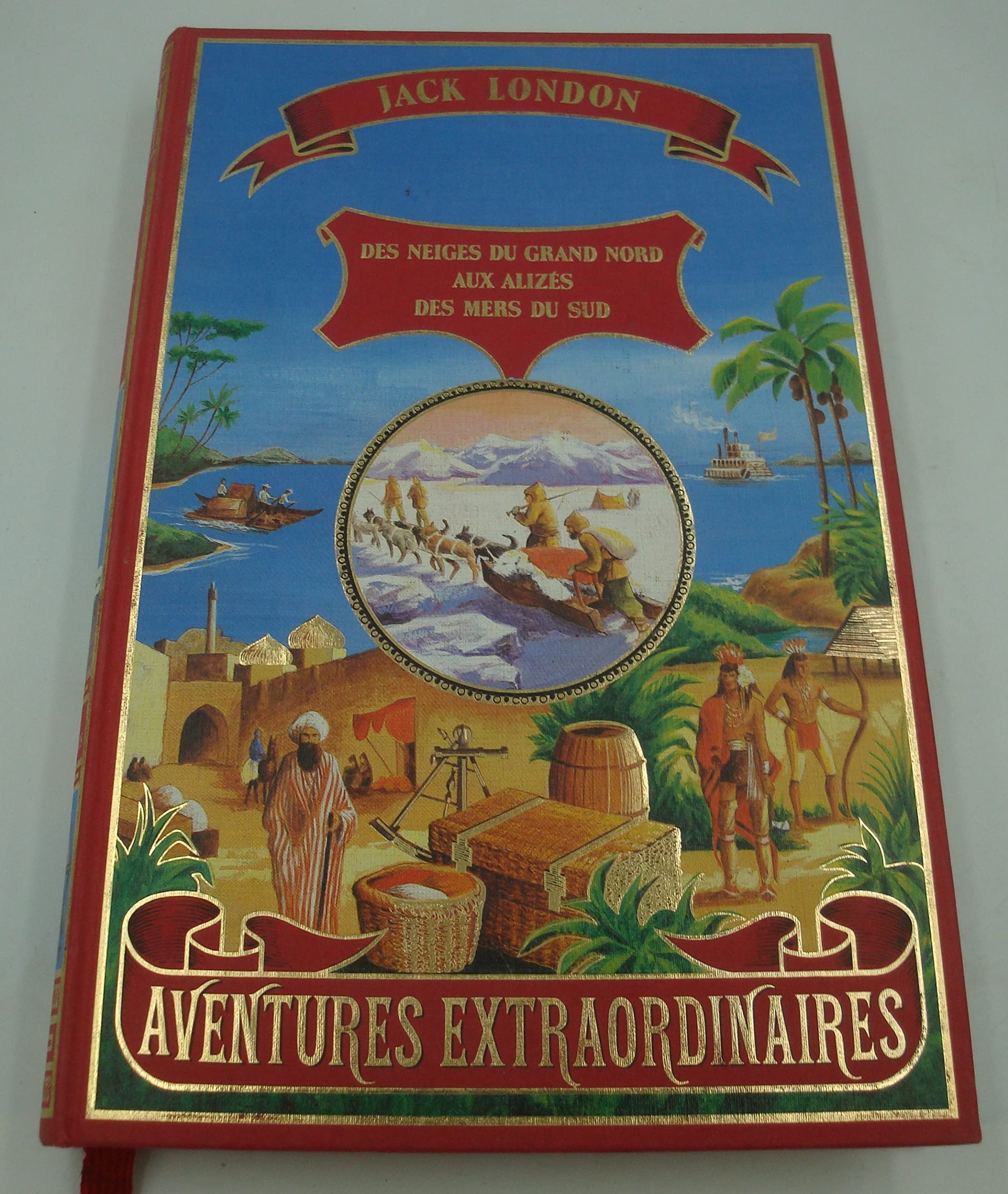 Croc Blanc - Jack London - aventures extraordinaires - Des neiges du grand Nord aux alizés des mers du sud / illustré d'après des gravures originales du XIXe siècle -