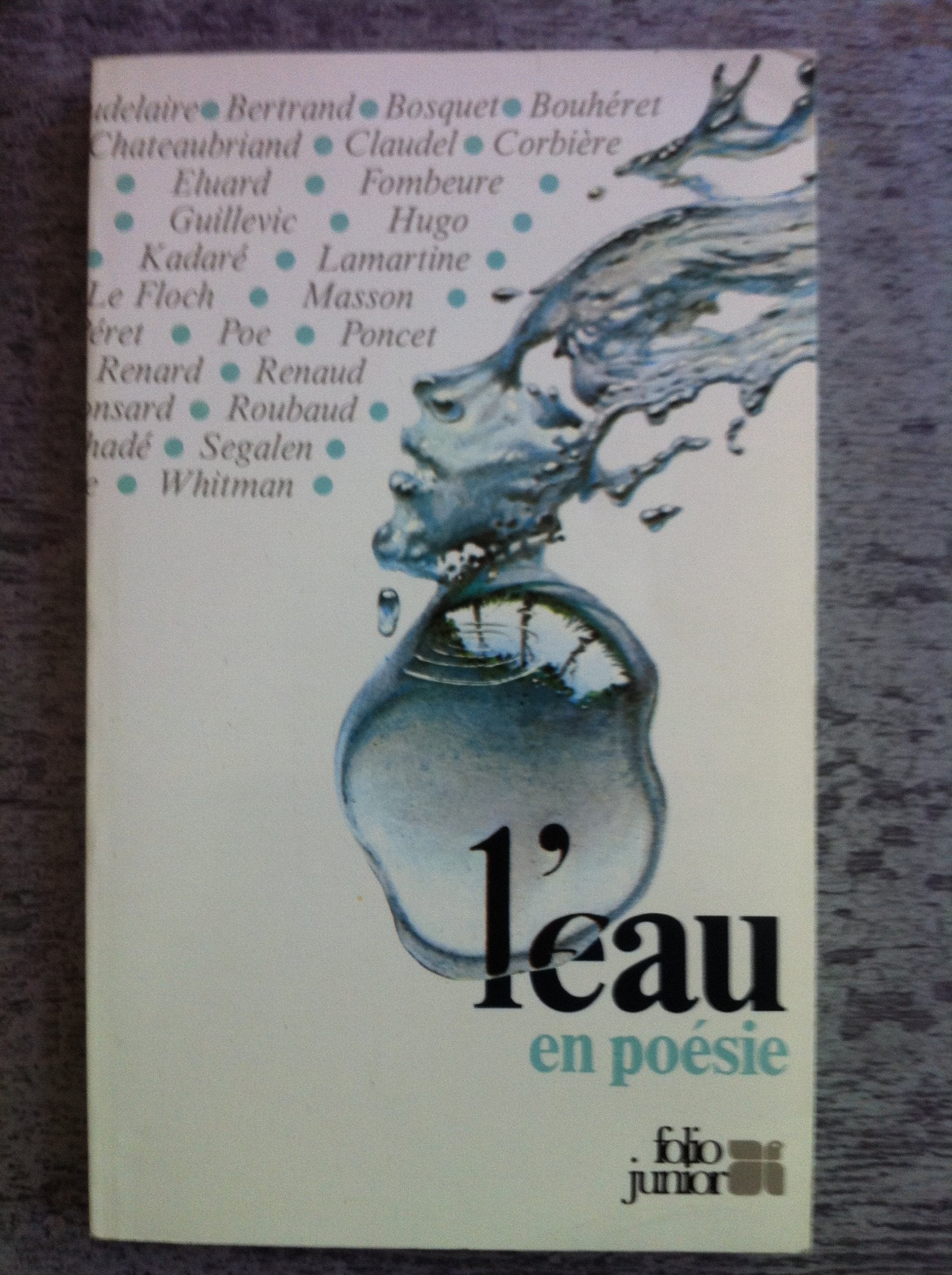 L'EAU EN POESIE 9782070340040