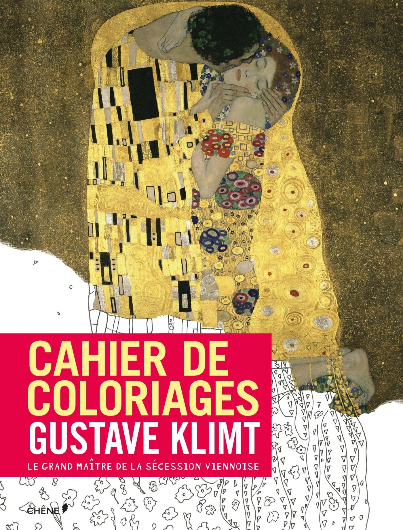 Cahier de coloriages Klimt 9782812313646