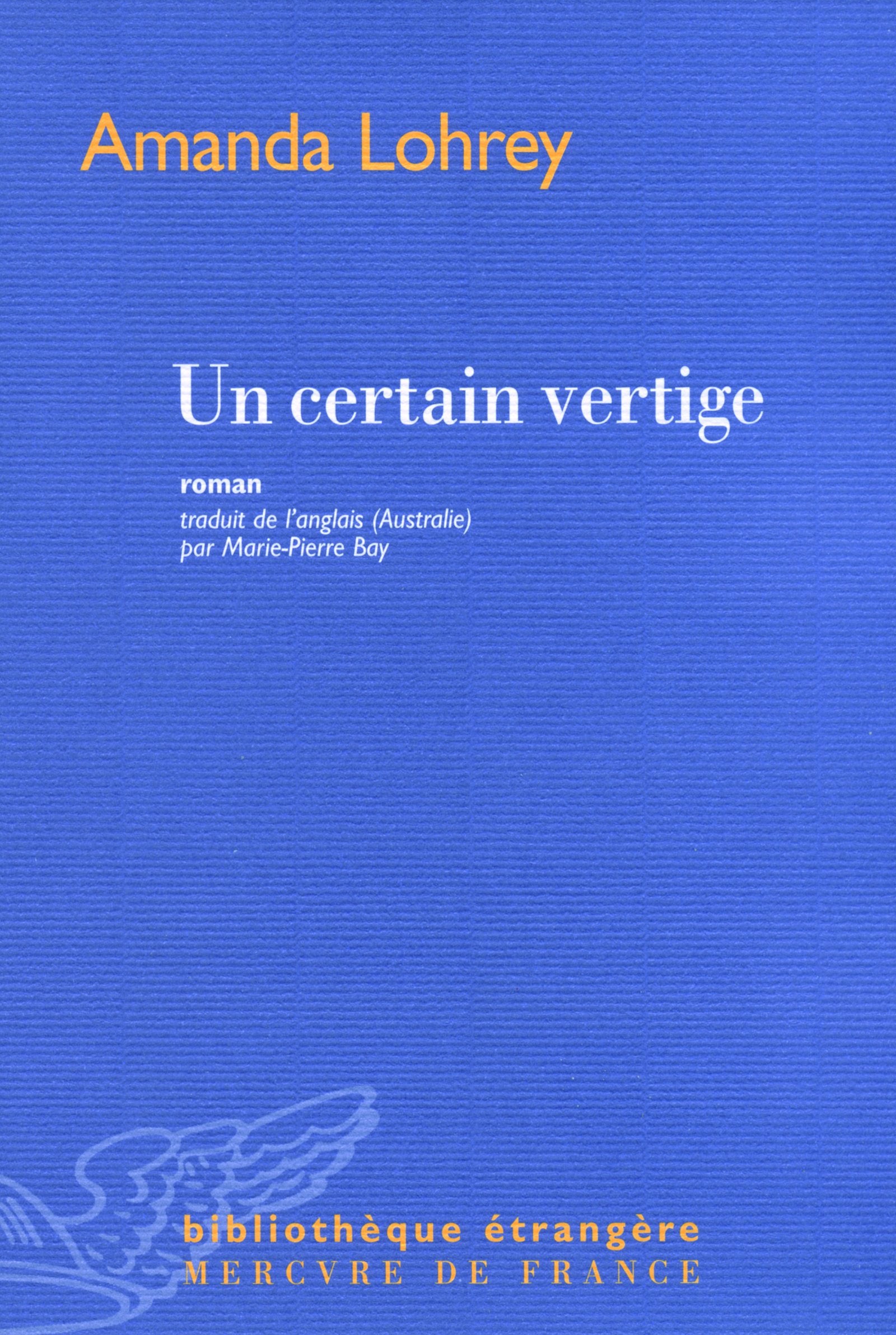 Un certain vertige 9782715229341