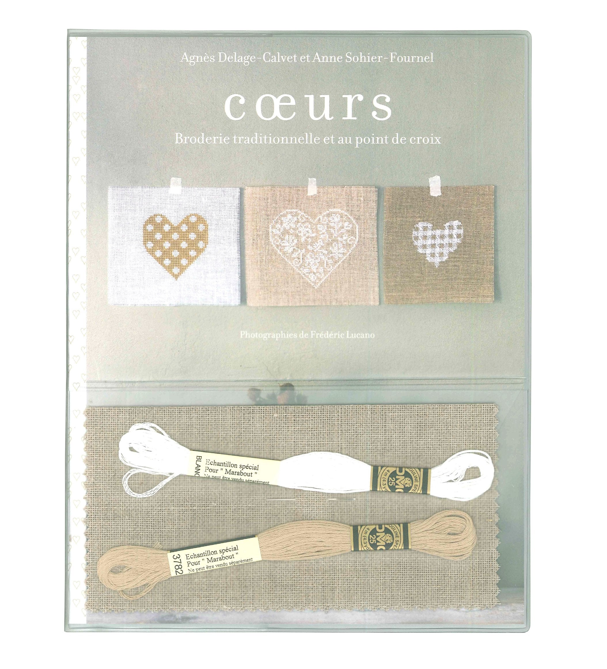 Coeurs: Broderie traditionnelle et au point de croix 9782501063623