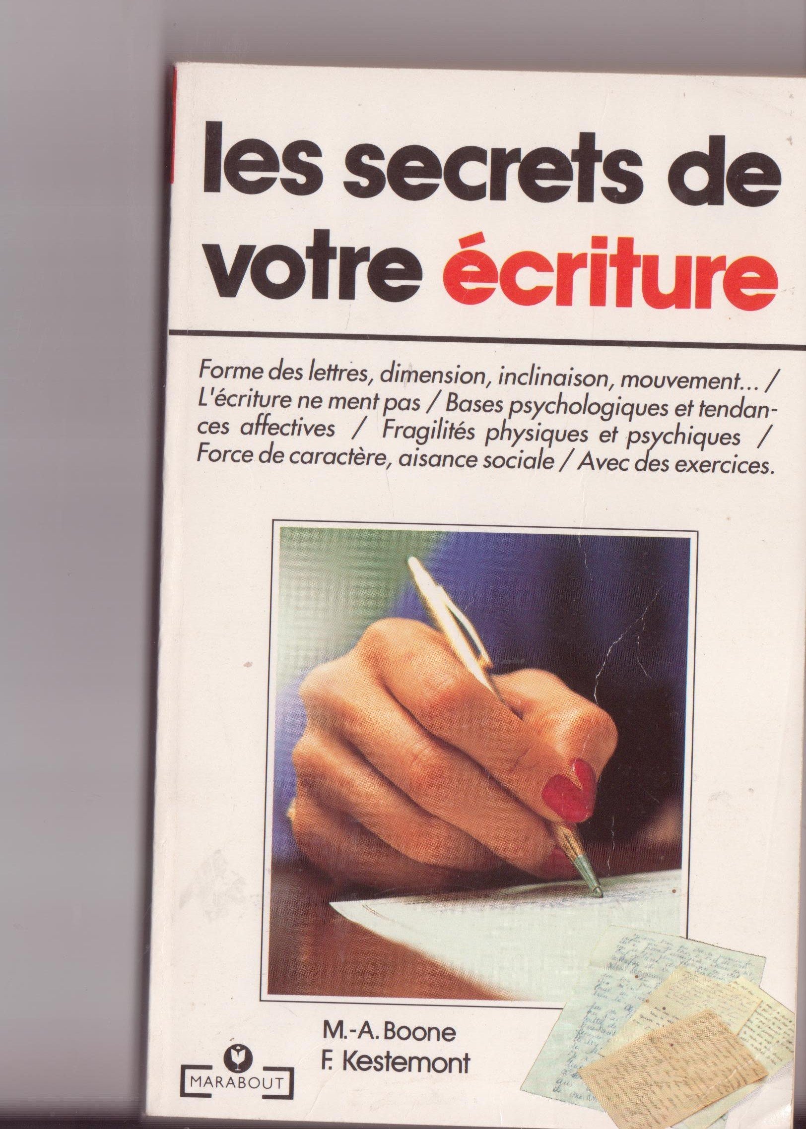 Les secrets de votre écriture 9782501018203