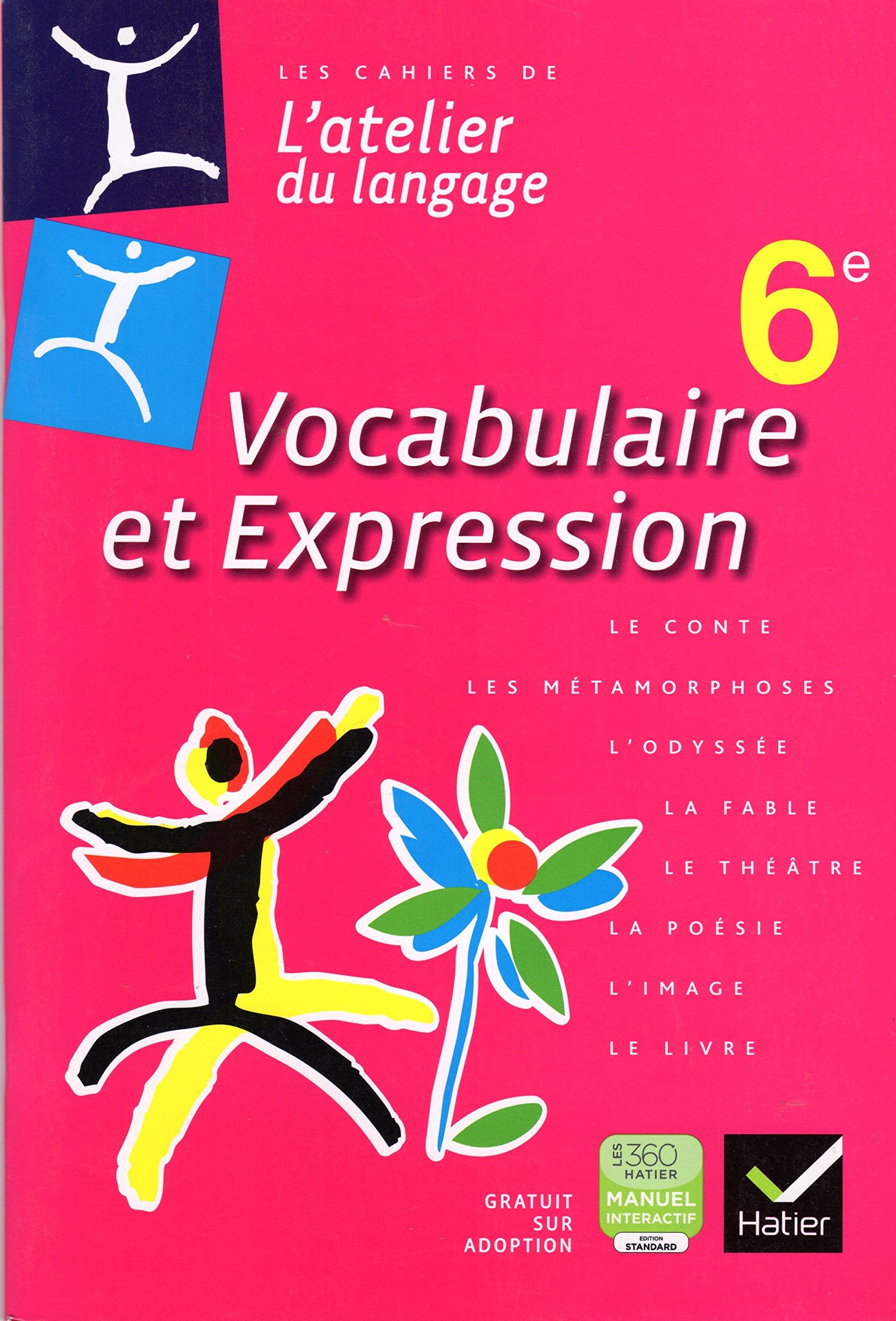 L'Atelier du Langage Français Cahier de Vocabulaire et Expression 6e Version Specimen 9782218968037