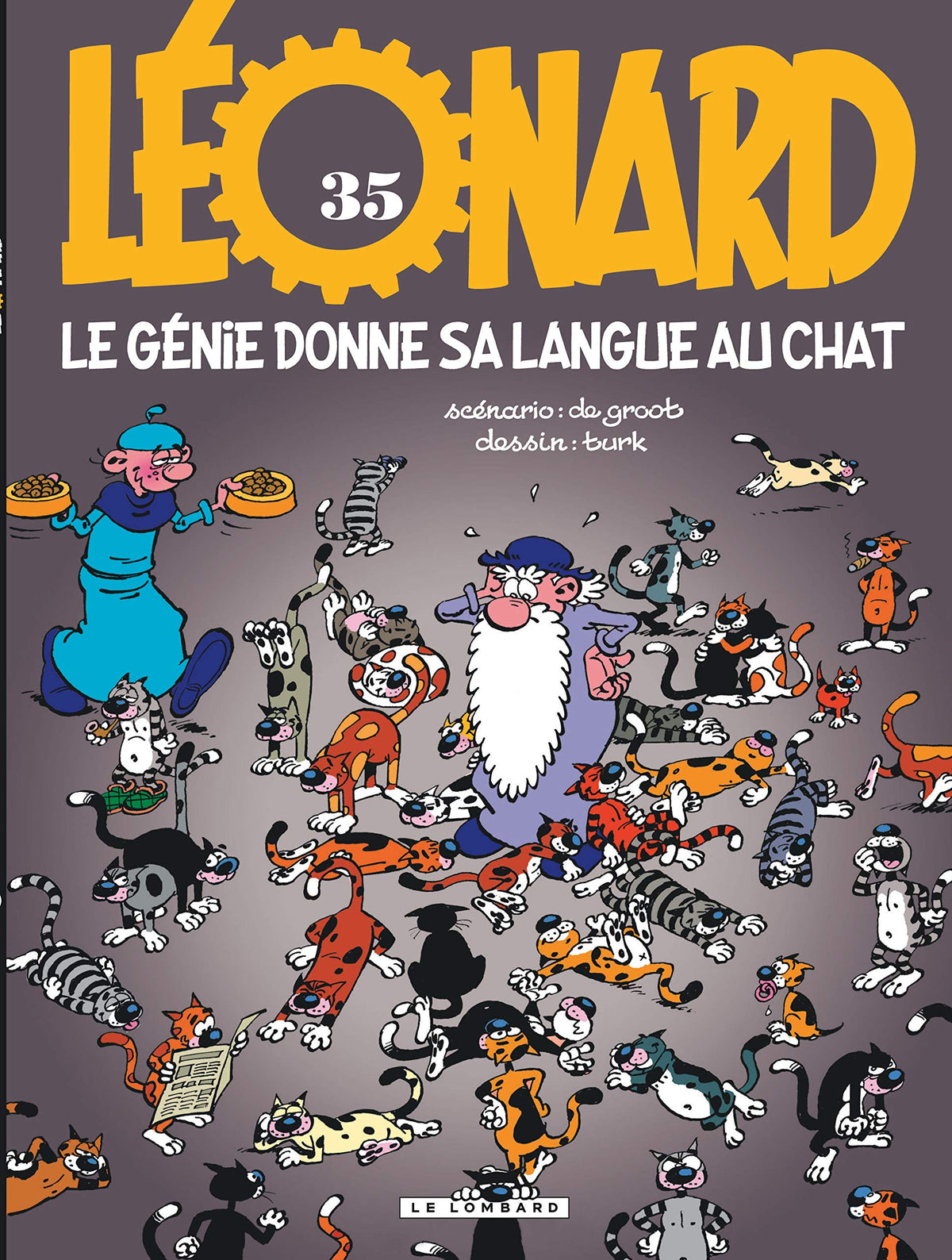 Léonard, tome 35 : Le Génie donne sa langue au chat 9782803620623