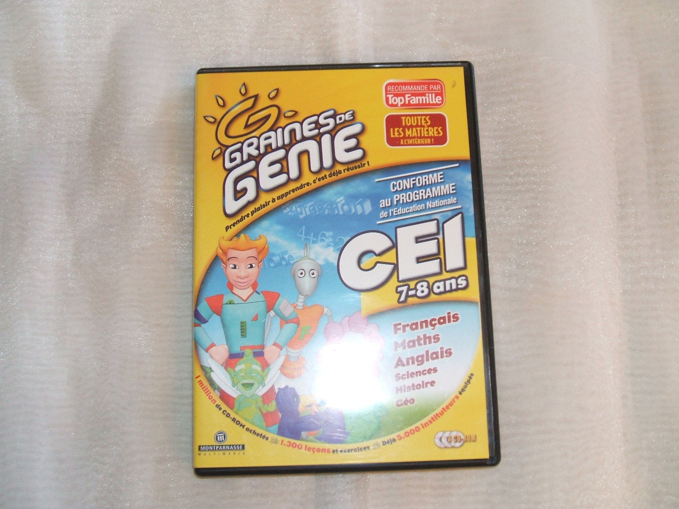 Graine de génie CE1 : Français, math, anglais, sciences, histoire, géo 5390102454692