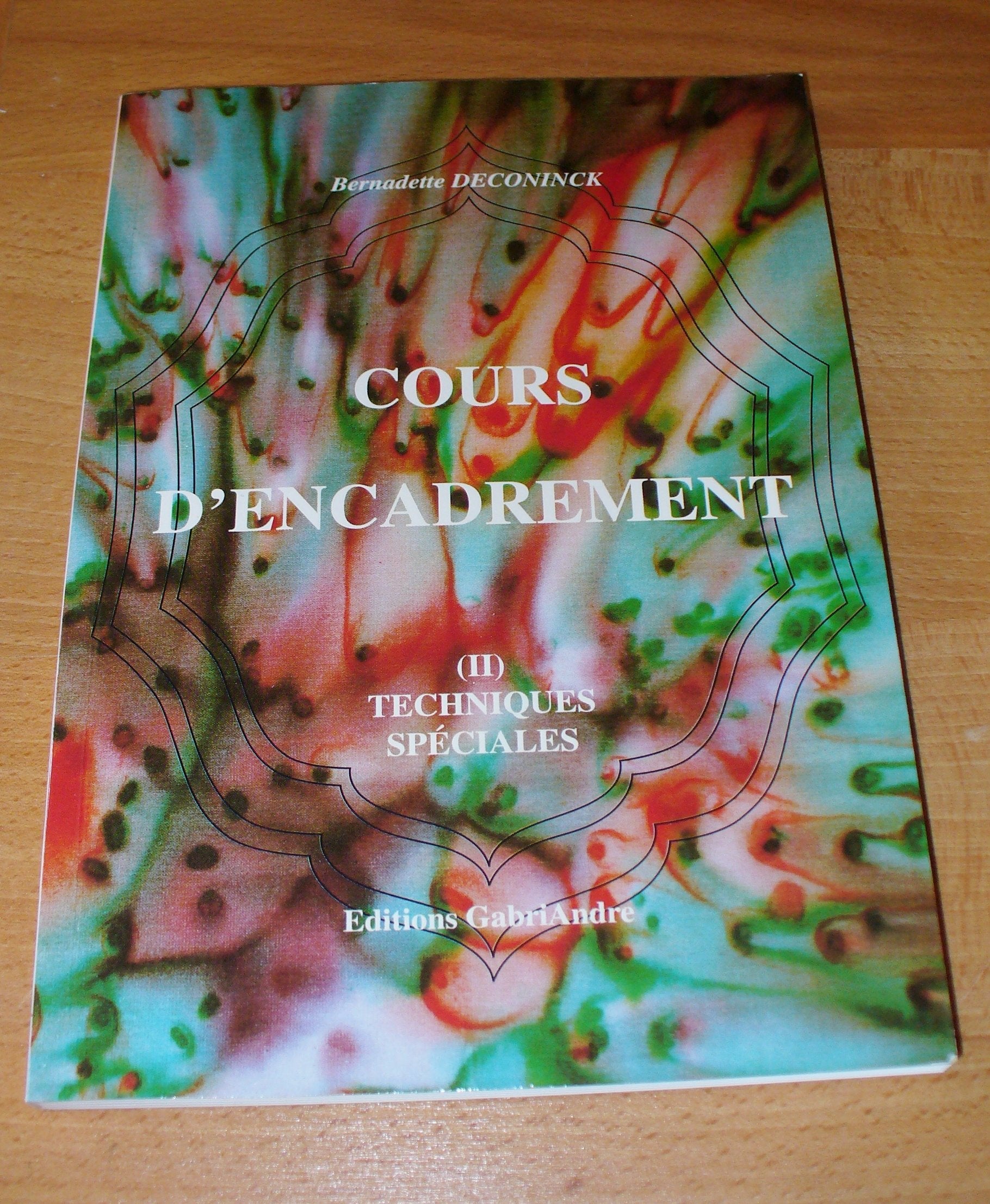 Cours d'encadrement, tome 2. Techniques spéciales 9782909788227