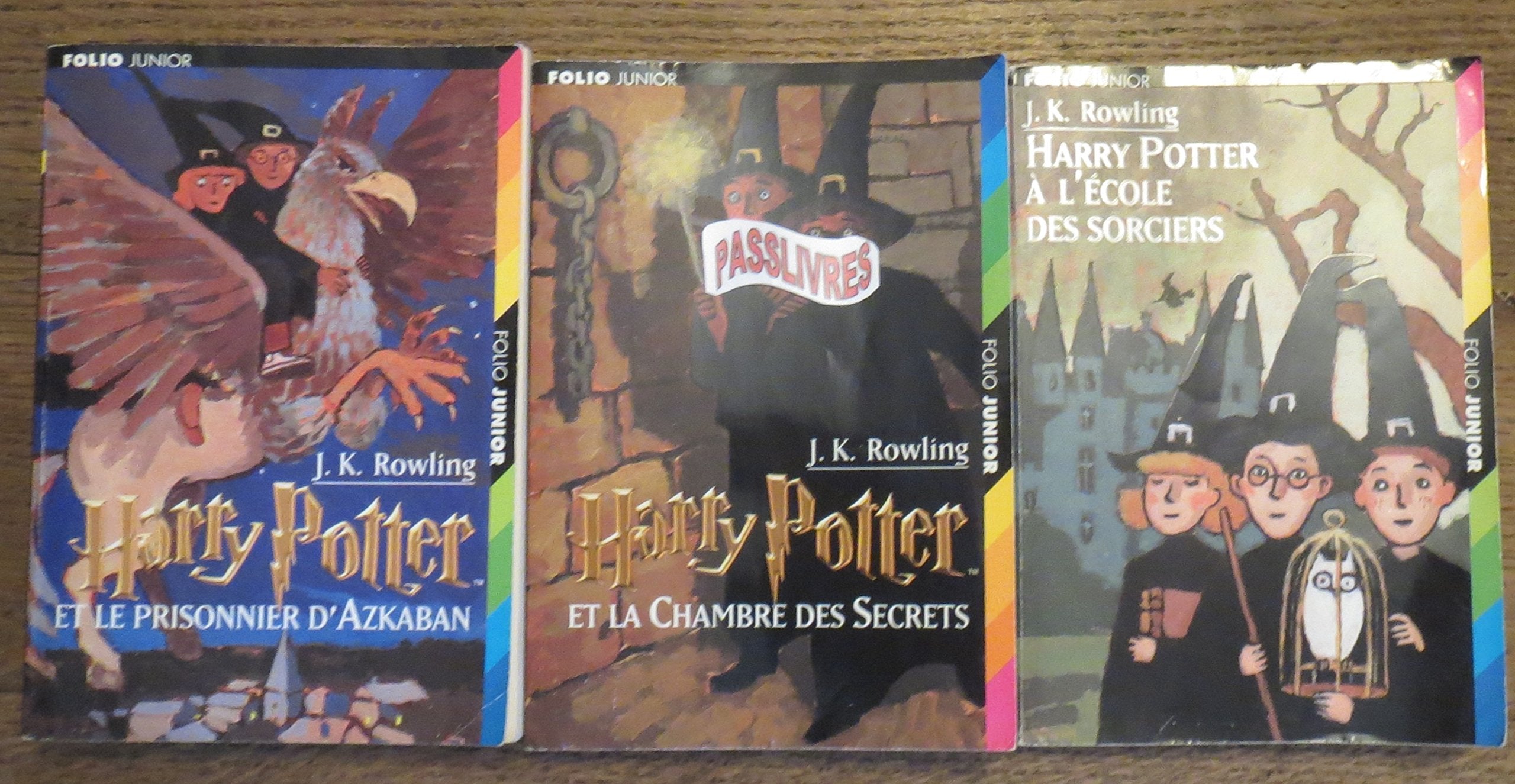Harry Potter Coffret: Harry Potter a L'ecole Des Sorciers / Harry Potter Et Le Chambre Des Secrets / Harry Potter Et Le Prisonnaire D'azkaban 9782070529292