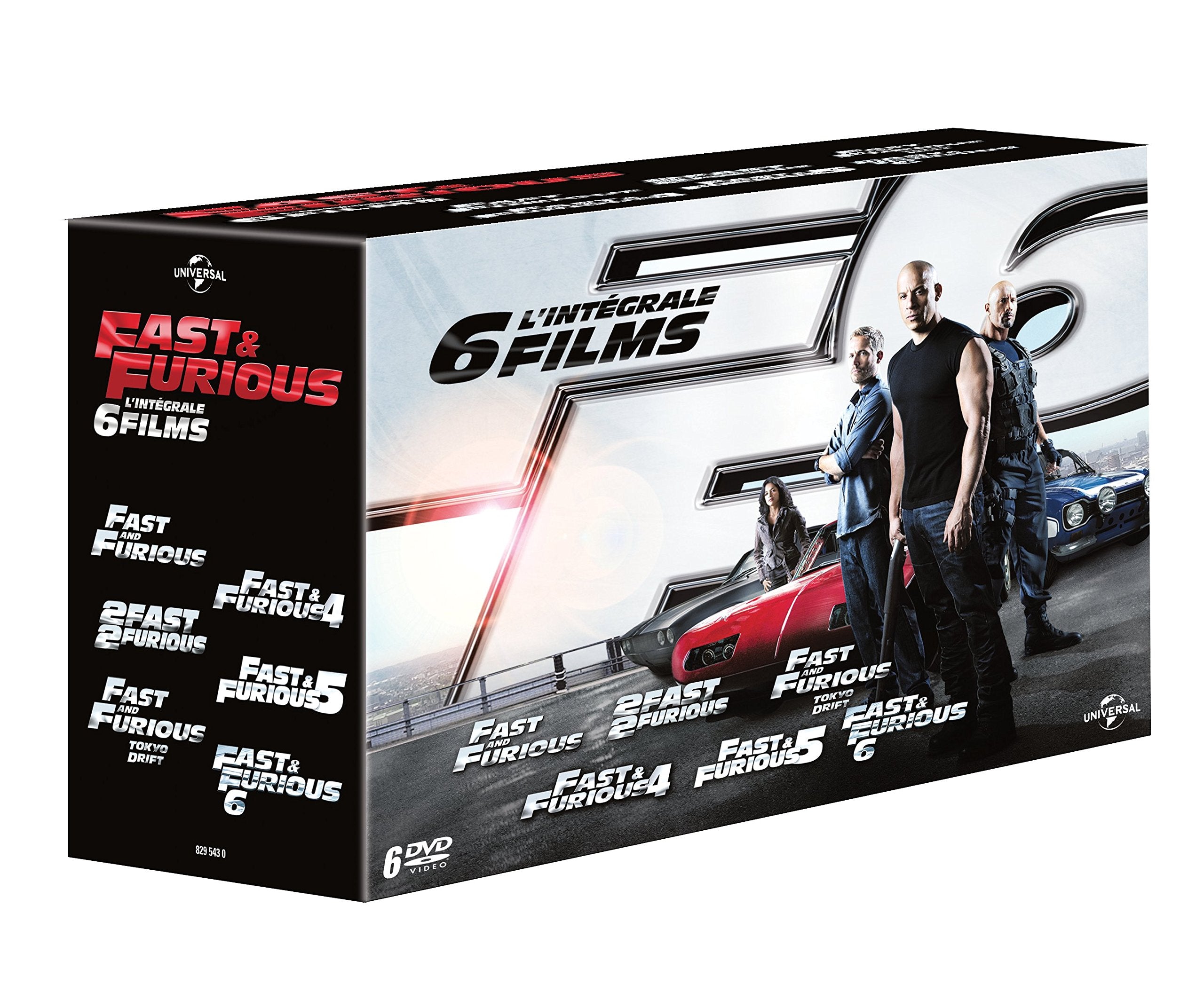 Fast and Furious - Coffret 6 films 5050582954302