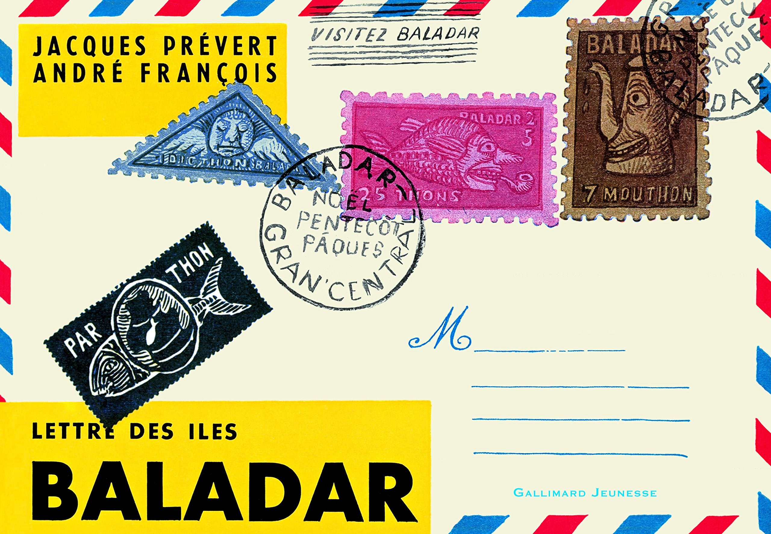 LETTRE DES ILES BALADAR - A partir de 3 ans 9782070575992