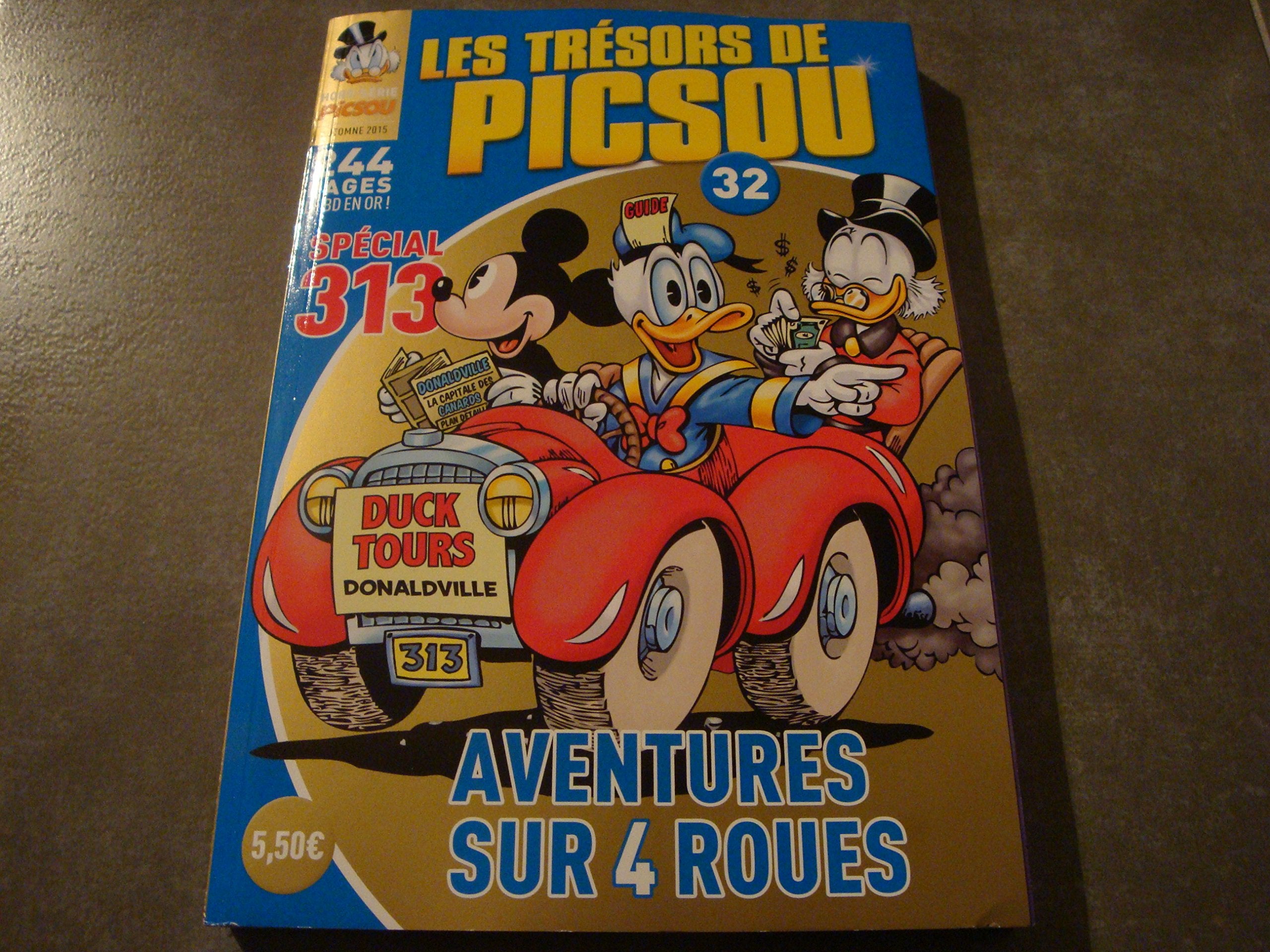 LES TRÉSORS DE PICSOU HORS-SÉRIE N°32 !! "AVENTURES SUR 4 ROUES" 3401544432208
