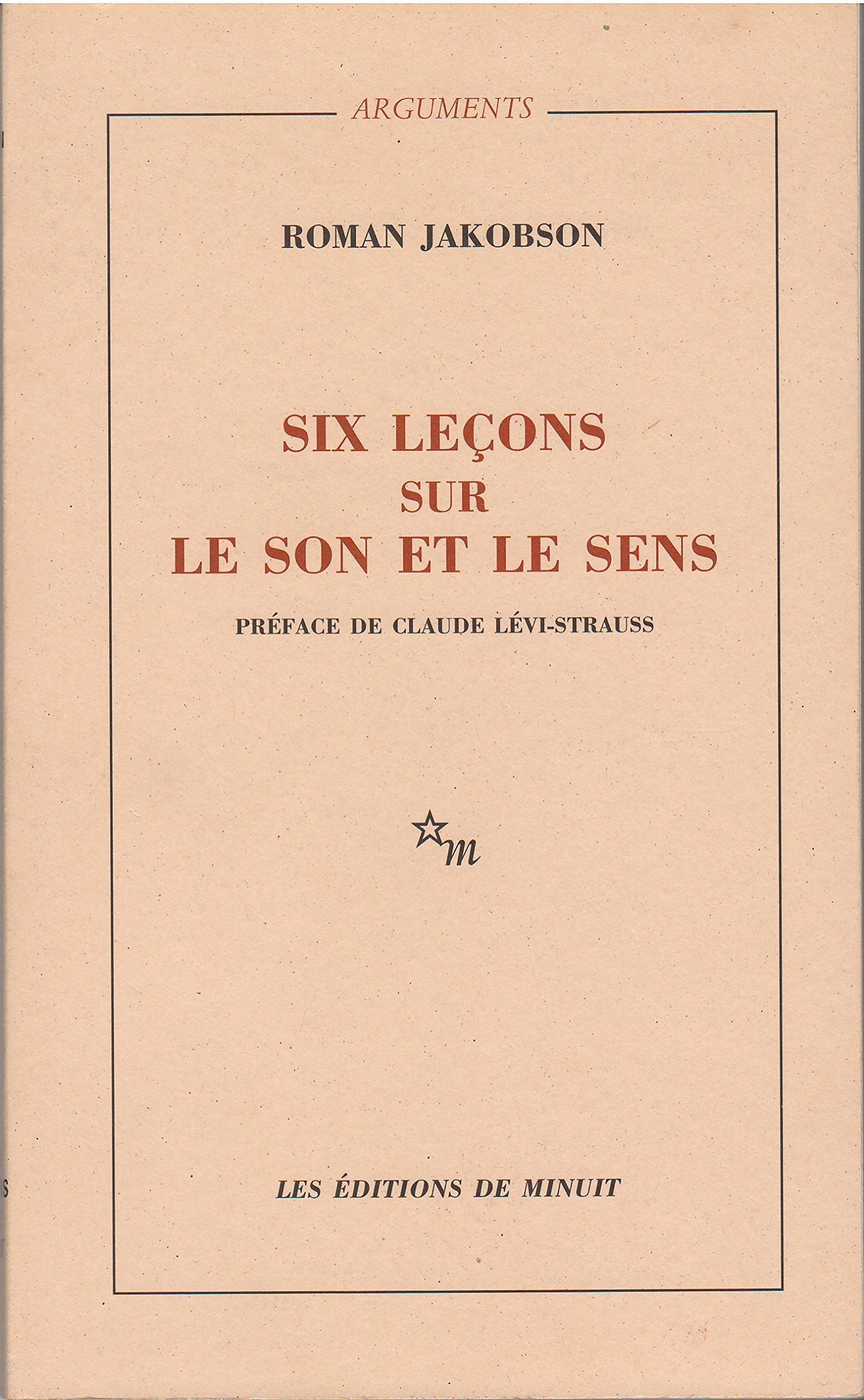 Six leçons sur le son et le sens 9782707301185