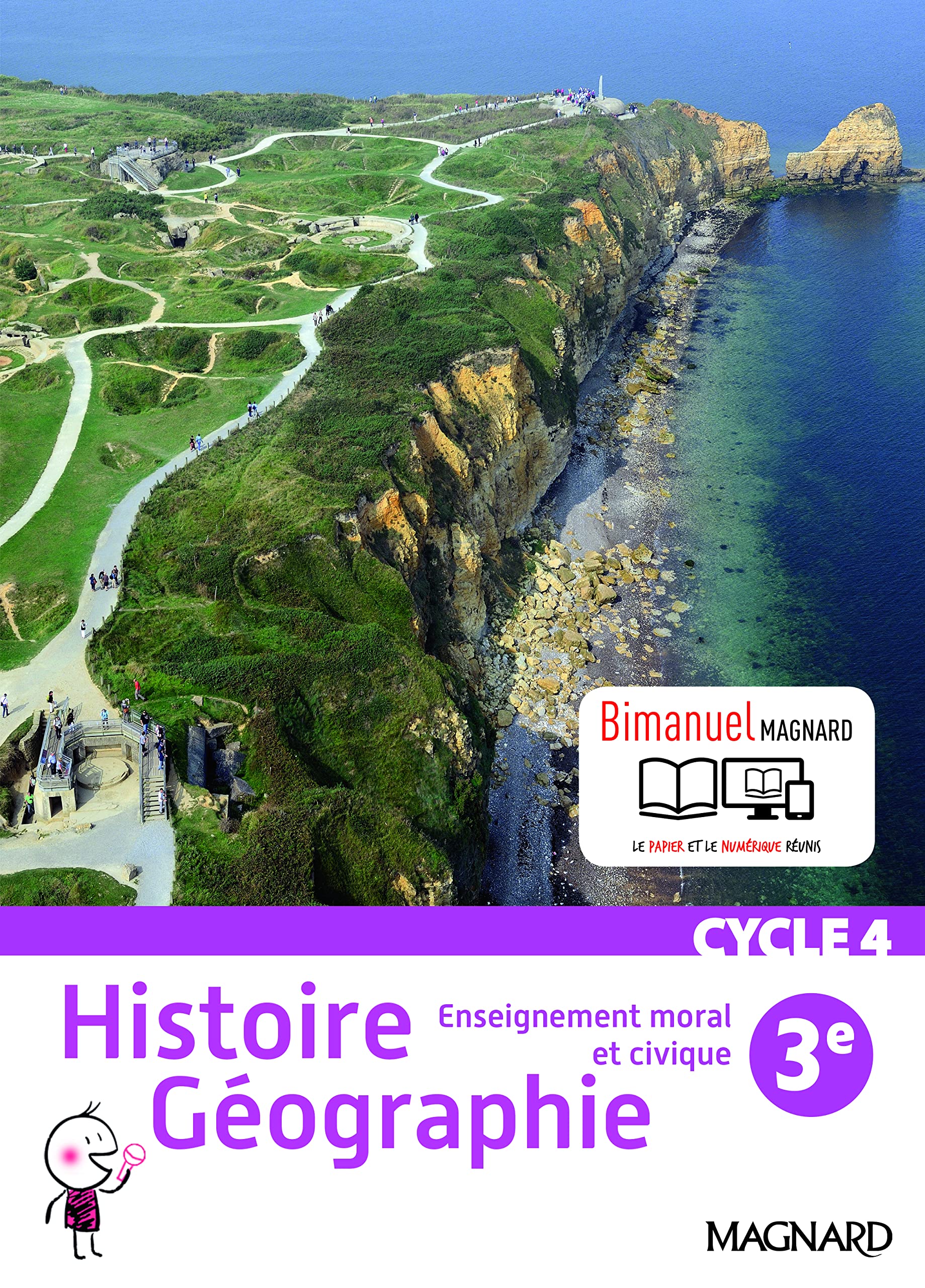 Histoire géographie, enseignement moral et civique 3e cycle 4 - Nouveau programme 2016 9782210106185