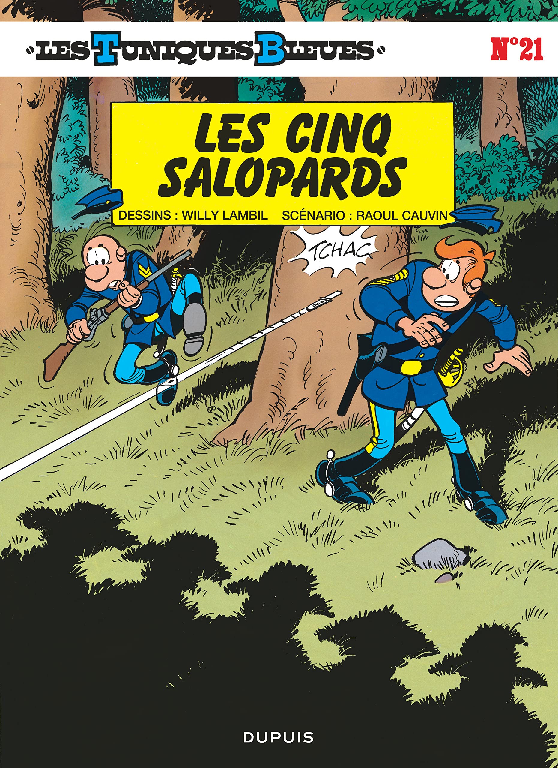 Les Tuniques bleues, tome 21 : Les cinq salopards 9782800110424
