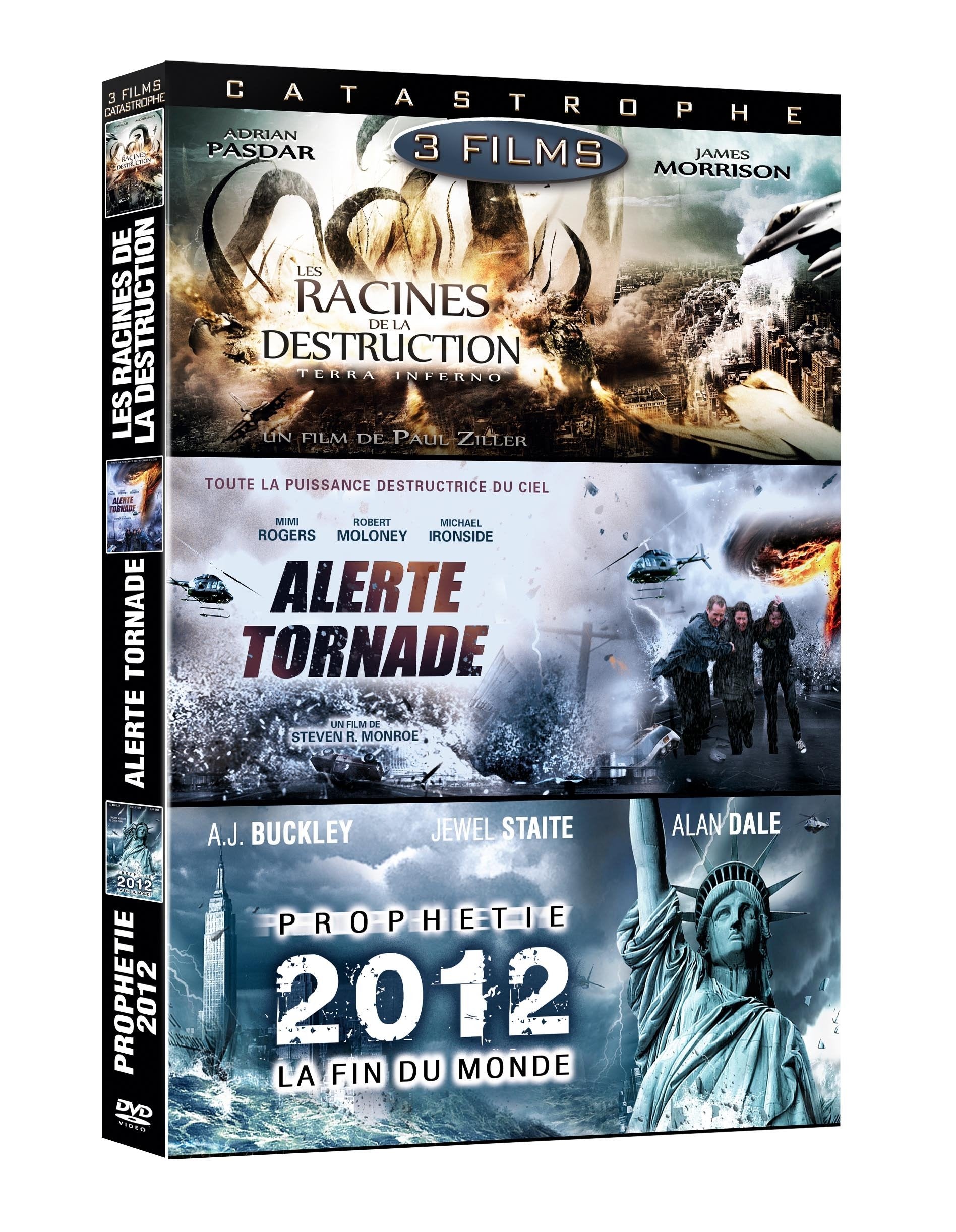 Disaster-Coffret 3 Films : Les Racines de la Destruction + Alerte tornade + Prophétie 2012 : La Fin du Monde 3700754102766