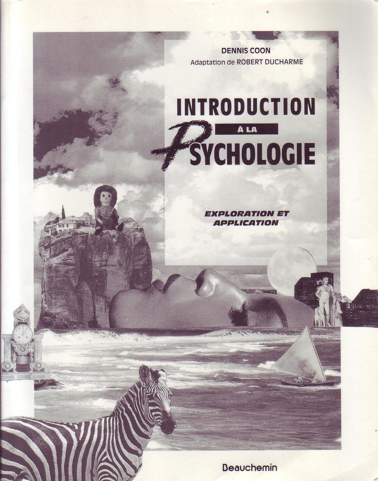 INTRODUCTION A LA PSYCHOLOGIE 9782761605380