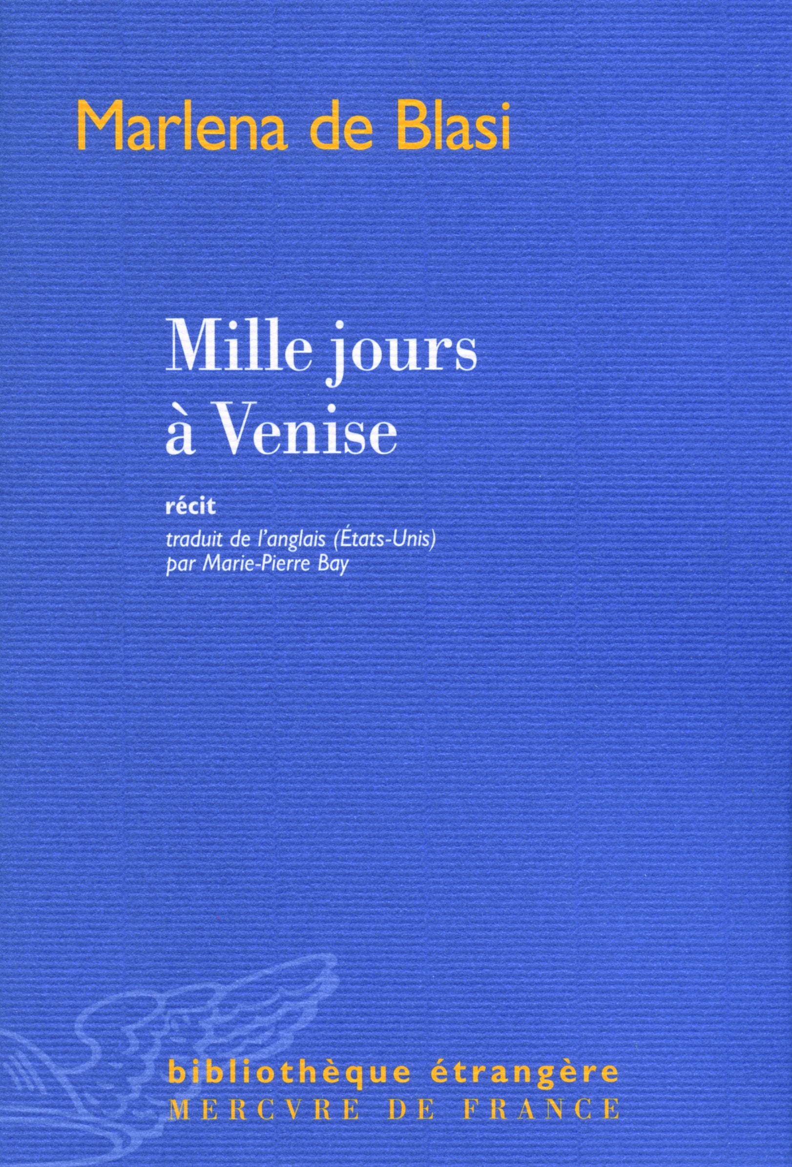 Mille jours a Venise 9782715228566