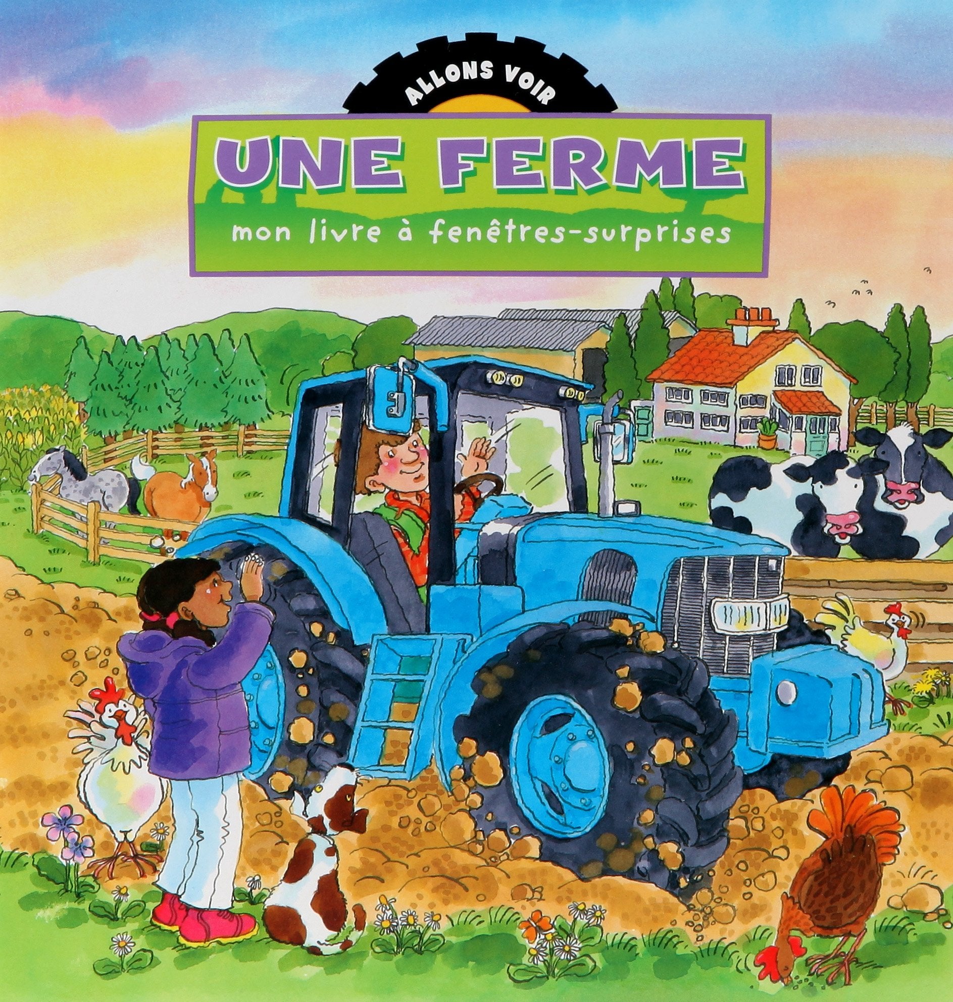 Une ferme: Mon livre à fenêtres-surprises 9781405467636