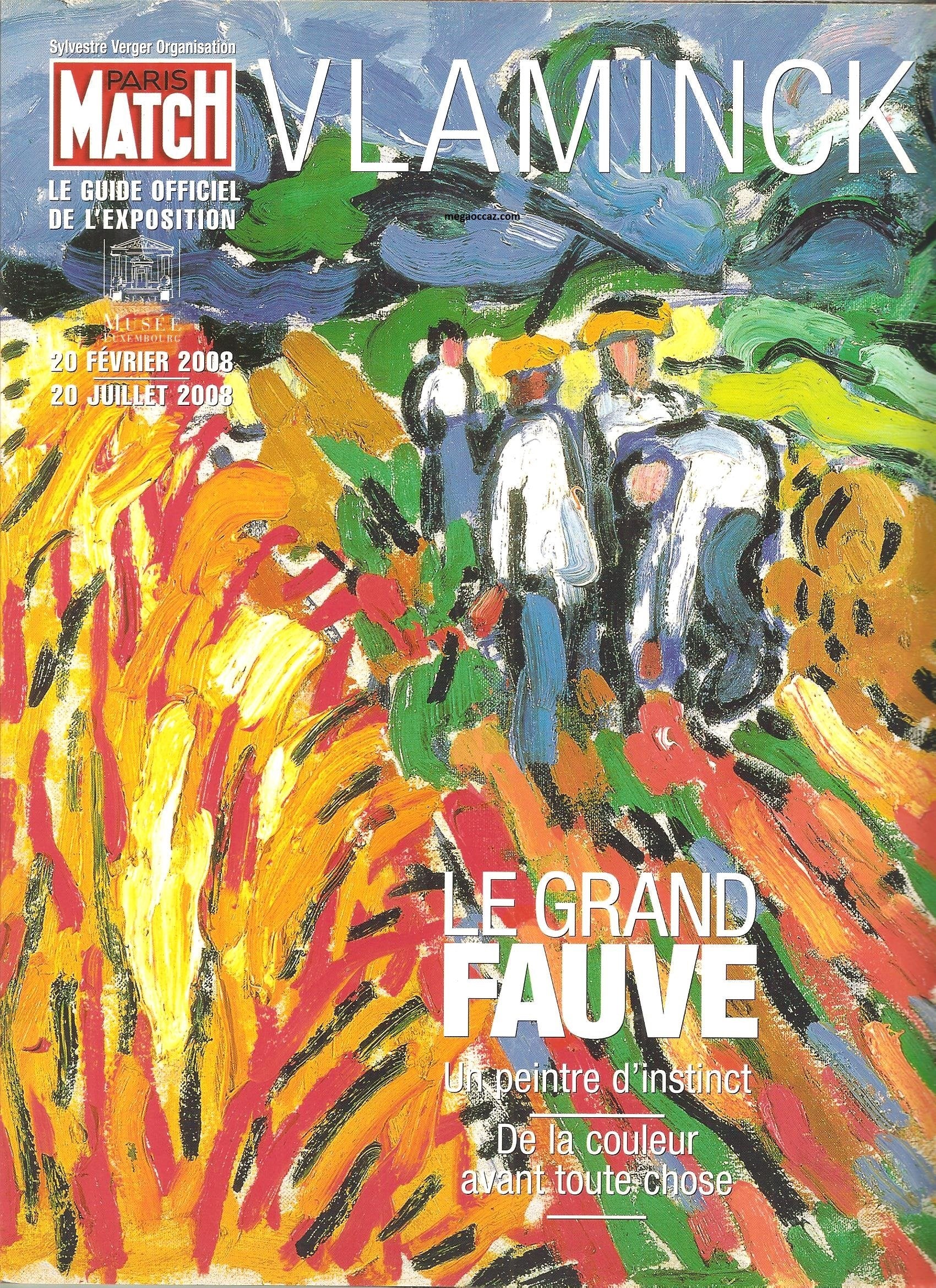 Vlaminck - Exposition du musée du Luxembourg de 2008 - Paris Match 9782953010312