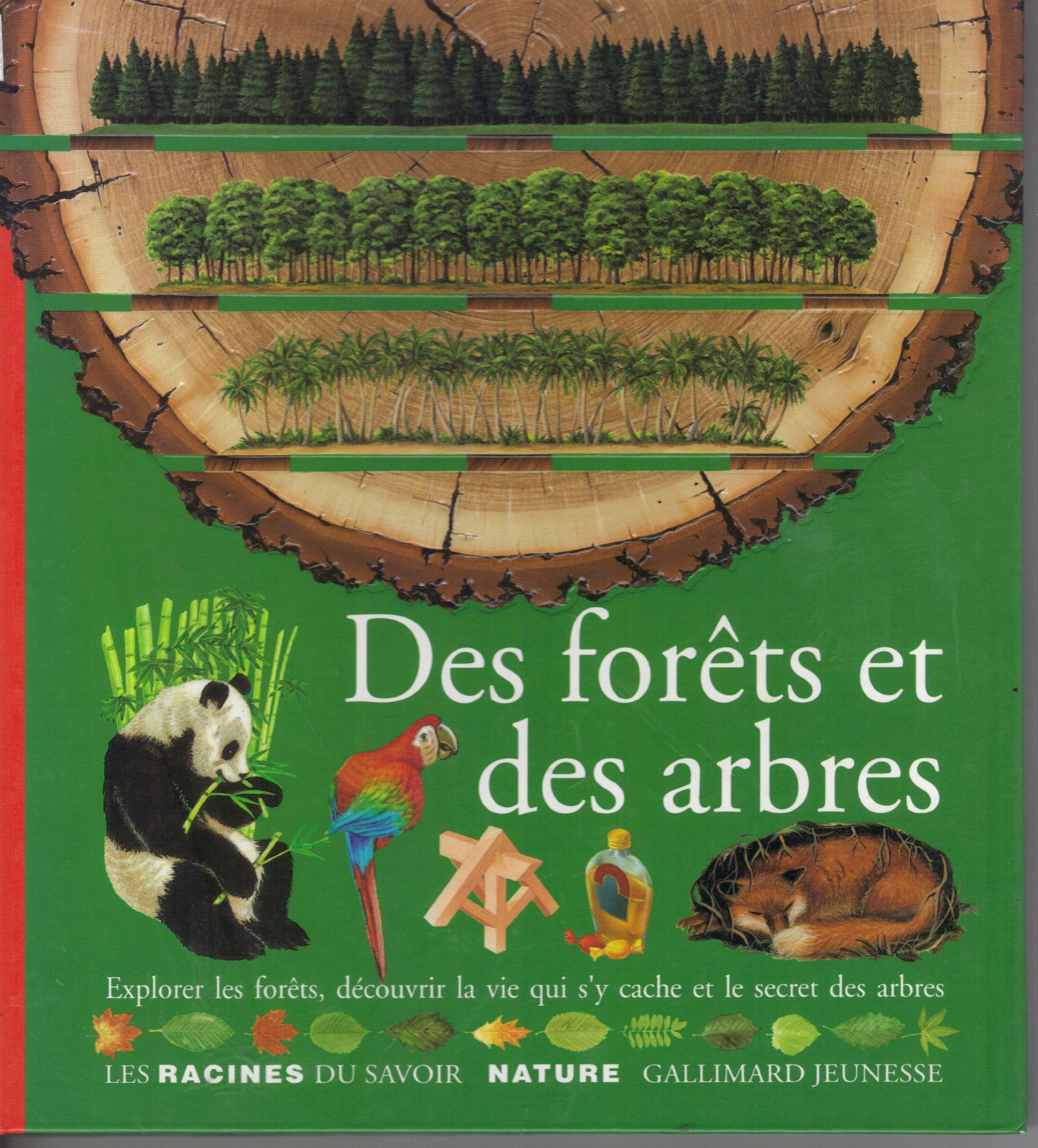 Des forêts et des arbres: Explorer les forêts, découvrir la vie qui s'y cache et le secret des arbres 9782070581962