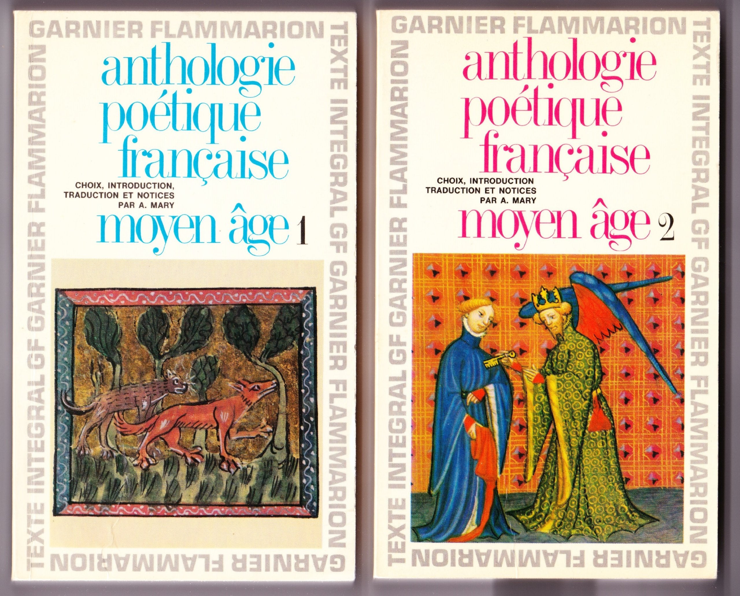 Anthologie poetique francaise moyen age