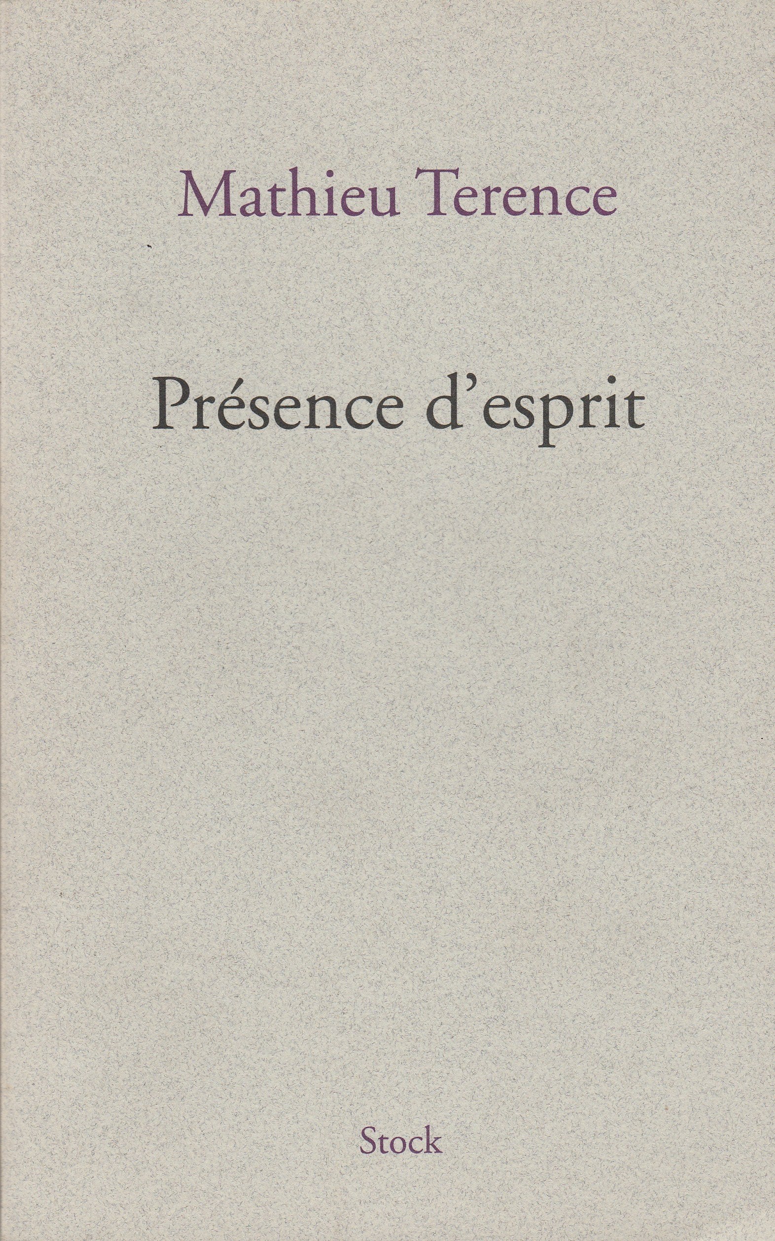 Présence d'esprit 9782234064874